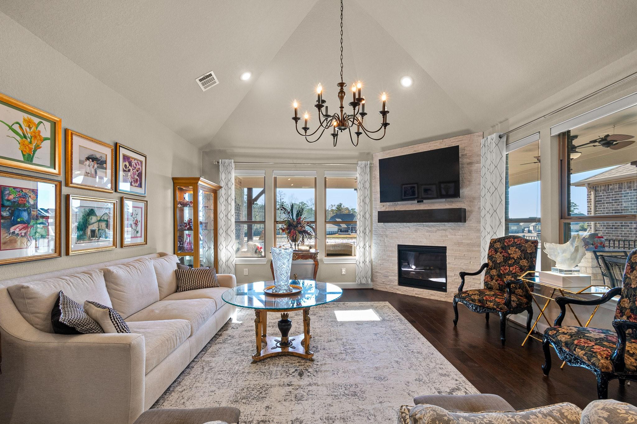 Image 3: Discover tranquility in this serene home with view