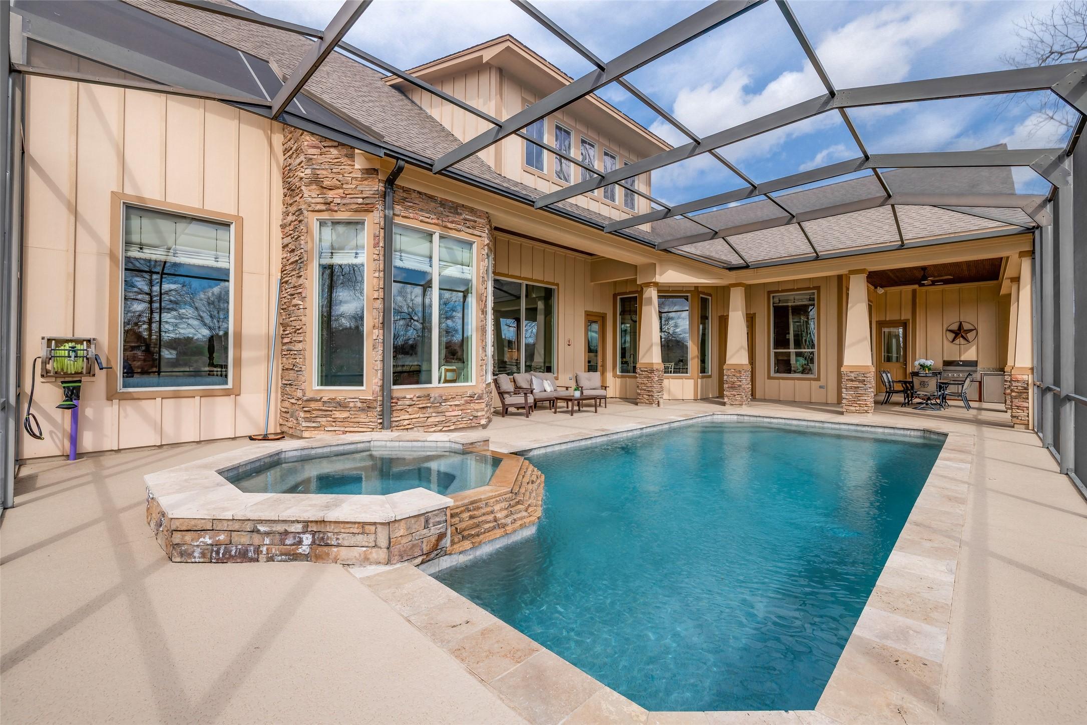Image 1: Experience luxury outdoor living with a 30x13 ft h
