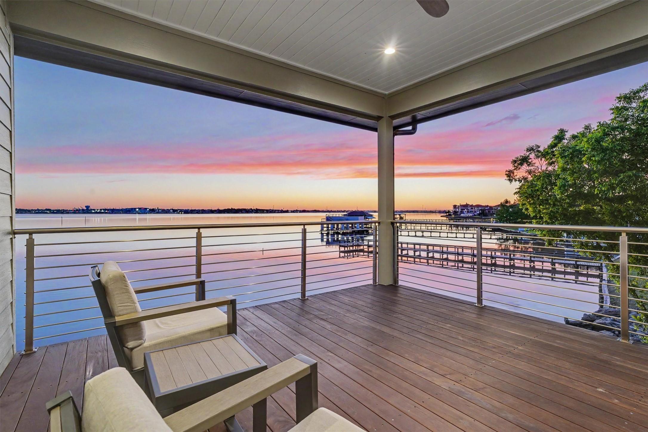 Image 1: Sunrise over Clear Lake