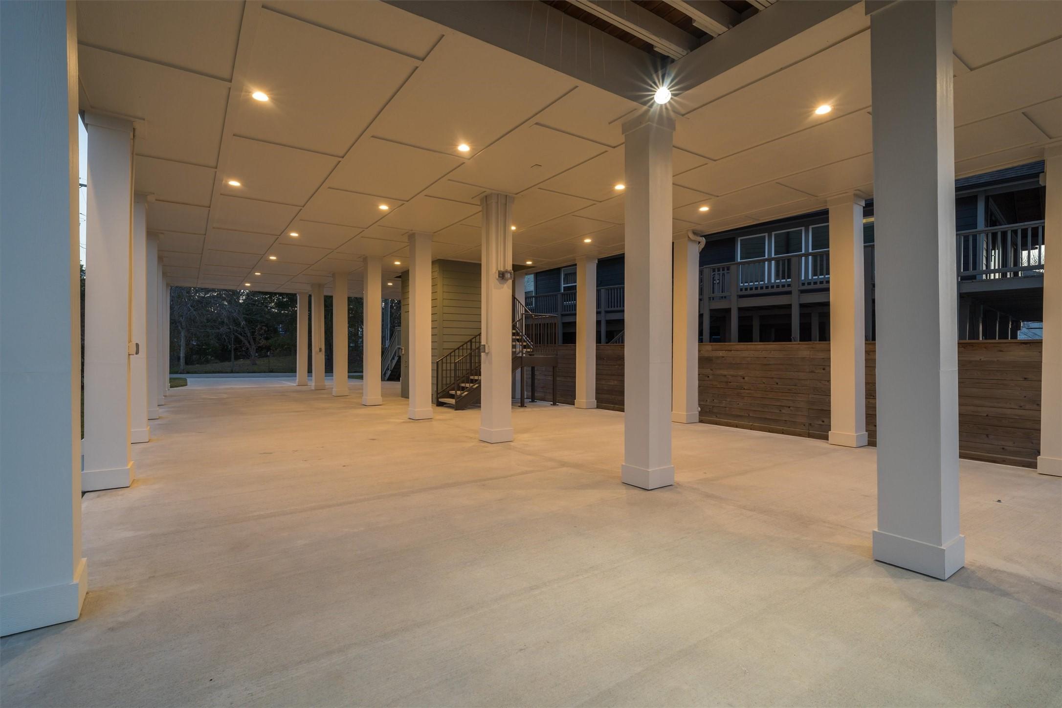 Image 4: Four car carport- home is thoughtfully prewired fo