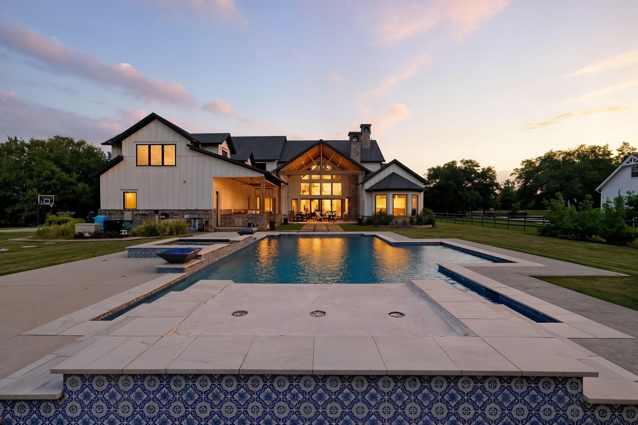 Image 1: Welcome to this truly one-of-a-kind custom estate,