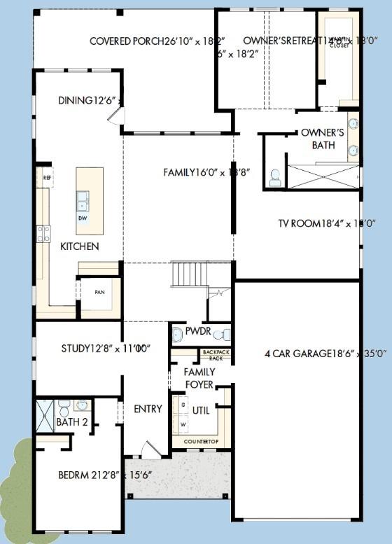 Image 2: The success of a floor plan is the way you can mov