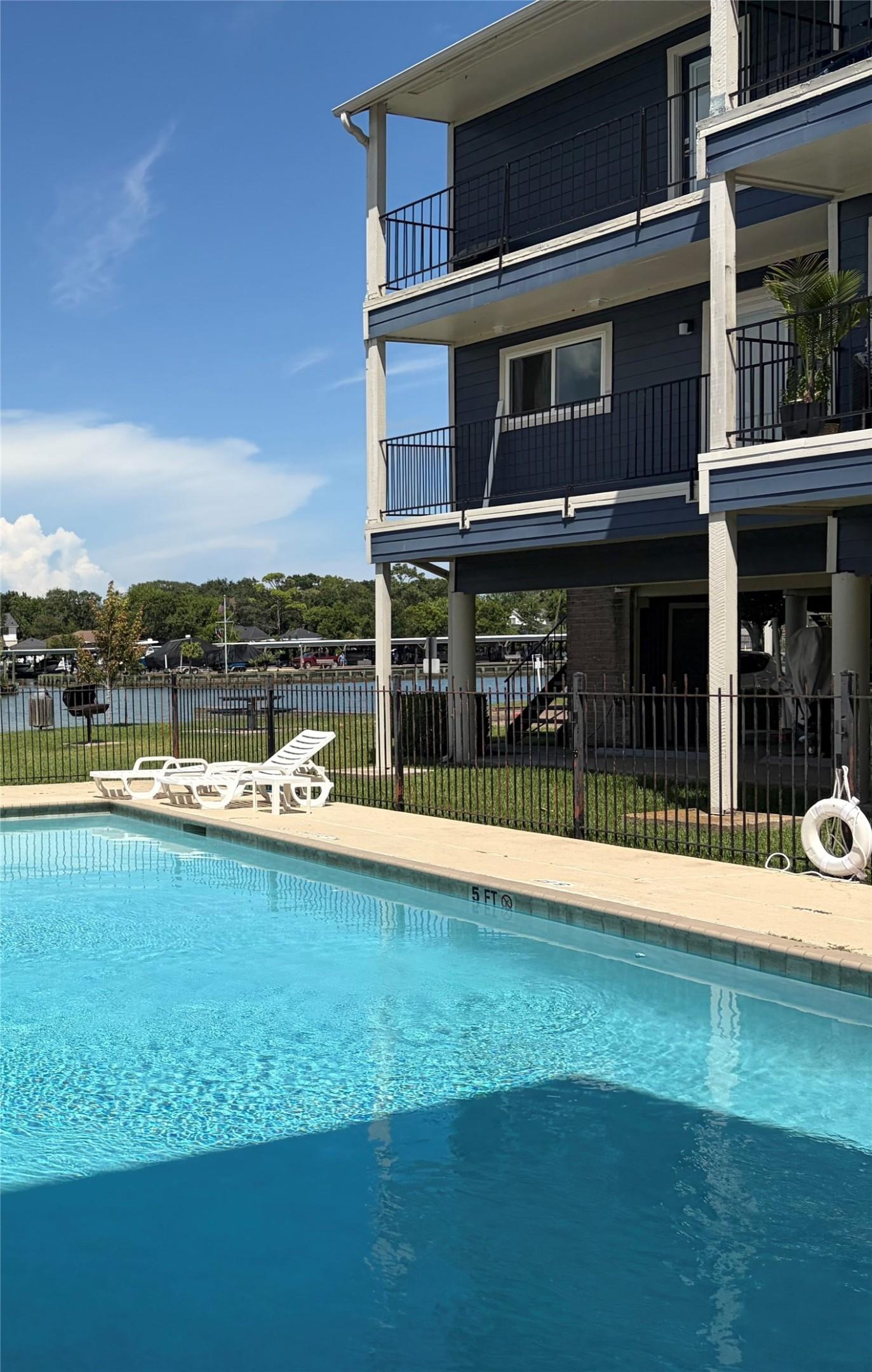 Image 1: View from one of the pools
