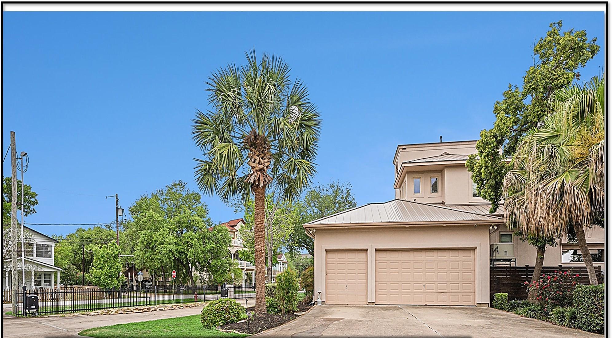 Image 3: Ample parking with a spacious three-car garage, of