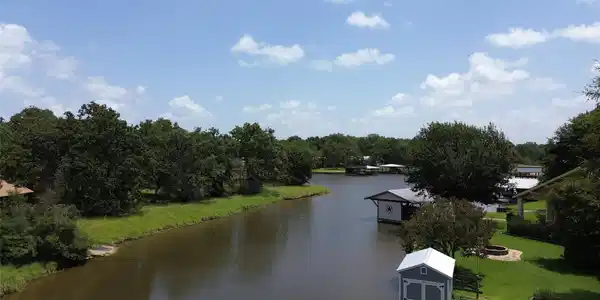 Image 4: Aerial View looking down the cove