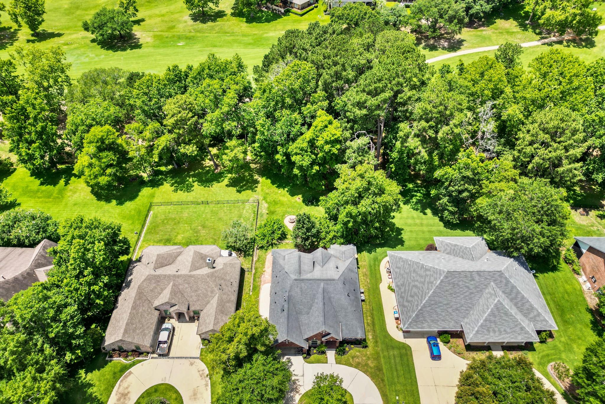 Image 2: Aerial View - House has great golf course views.