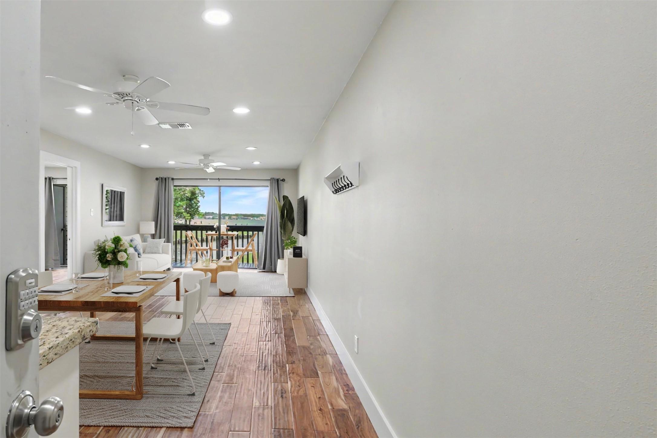 Image 3: Welcome to A105, with a lake view from the moment
