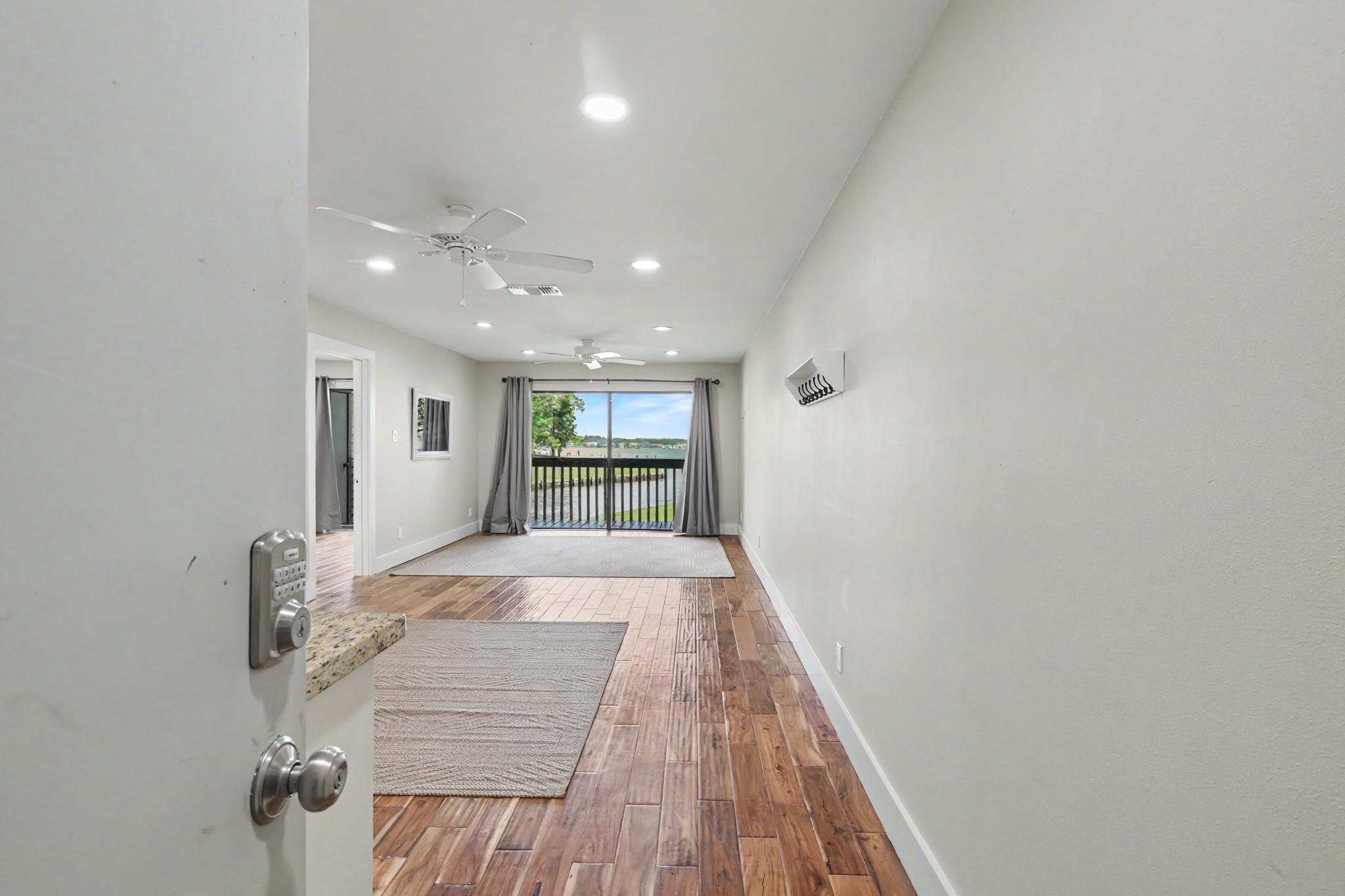 Image 4: Entry view (not virtually staged).