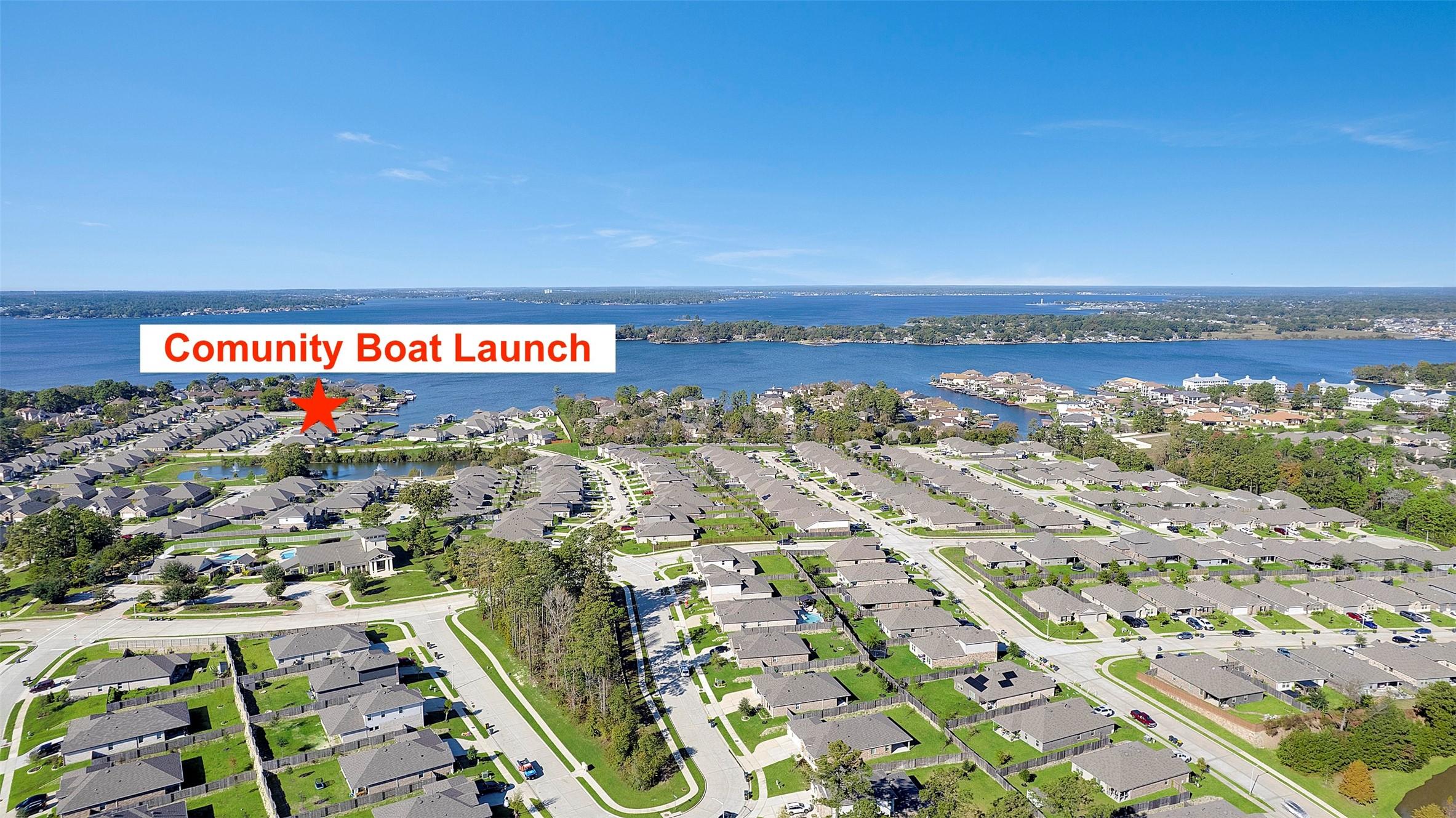 Image 4: LAKE CONROE IS CALLING! Community boat launch near