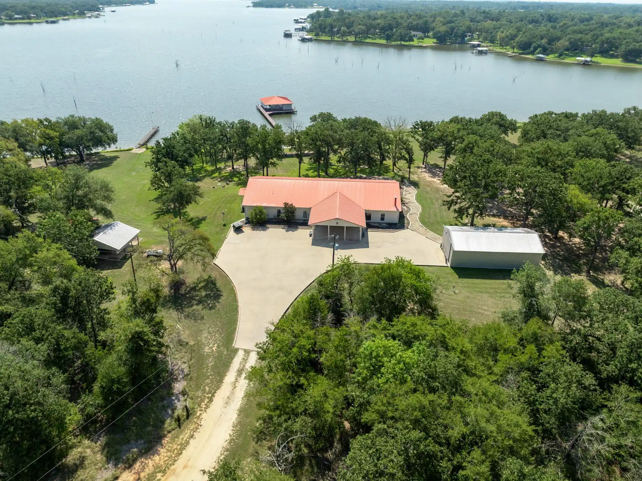 Image 1: Aerial View from Road