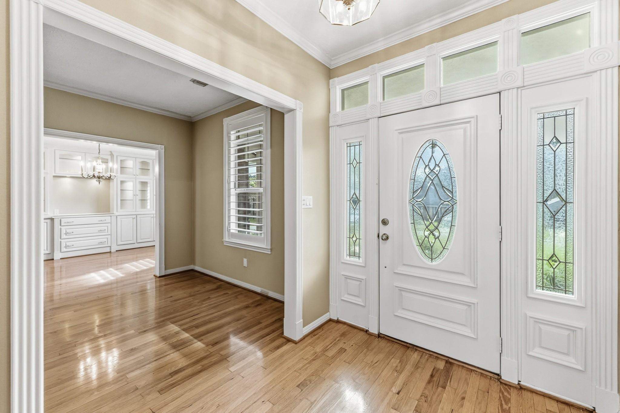 Image 4: Front door with sitting room/office to the left