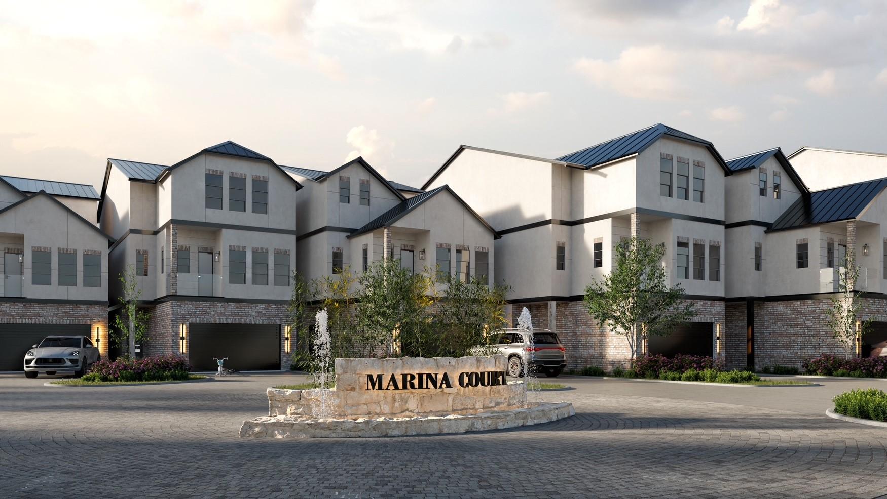 Image 4: The community welcomes you with an elegant paver r