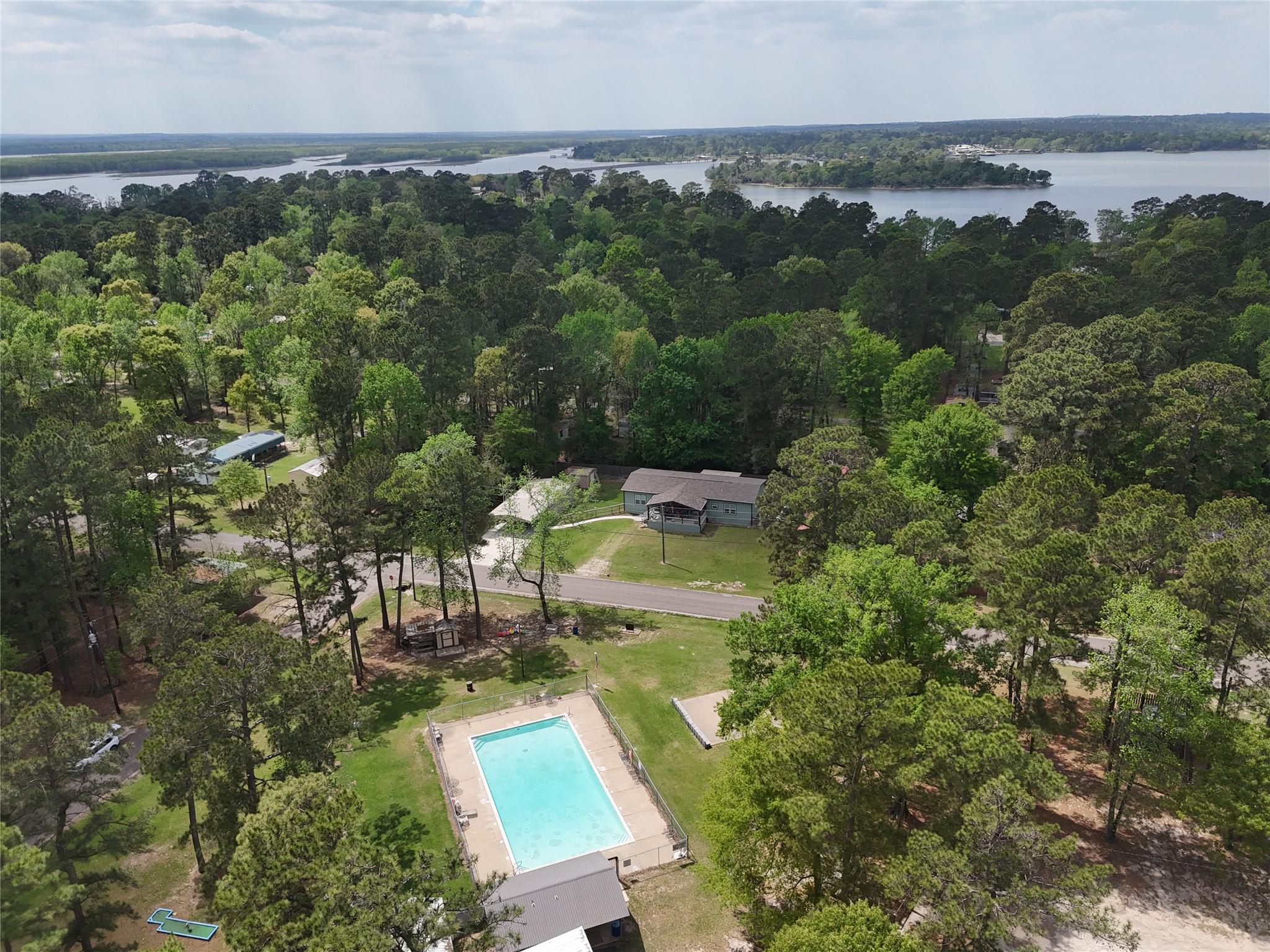 Image 3: Ariel view of subdivision pool