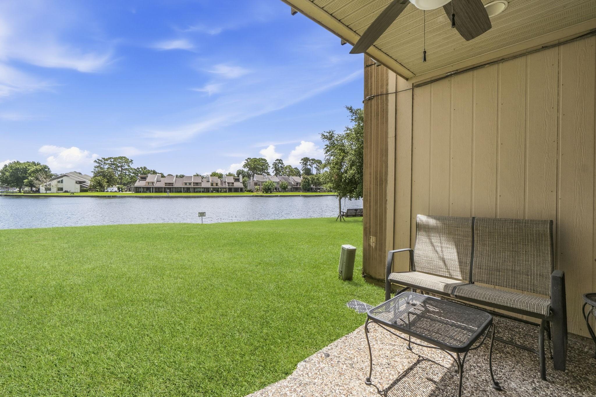 Image 3: This inviting covered patio extends your living sp