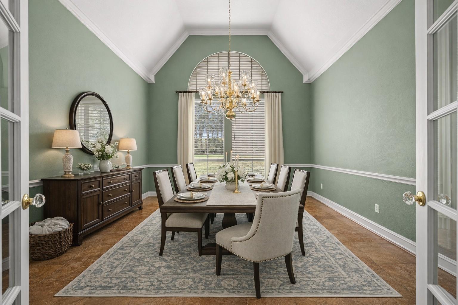 Image 4: Virtually Staged Dining Room