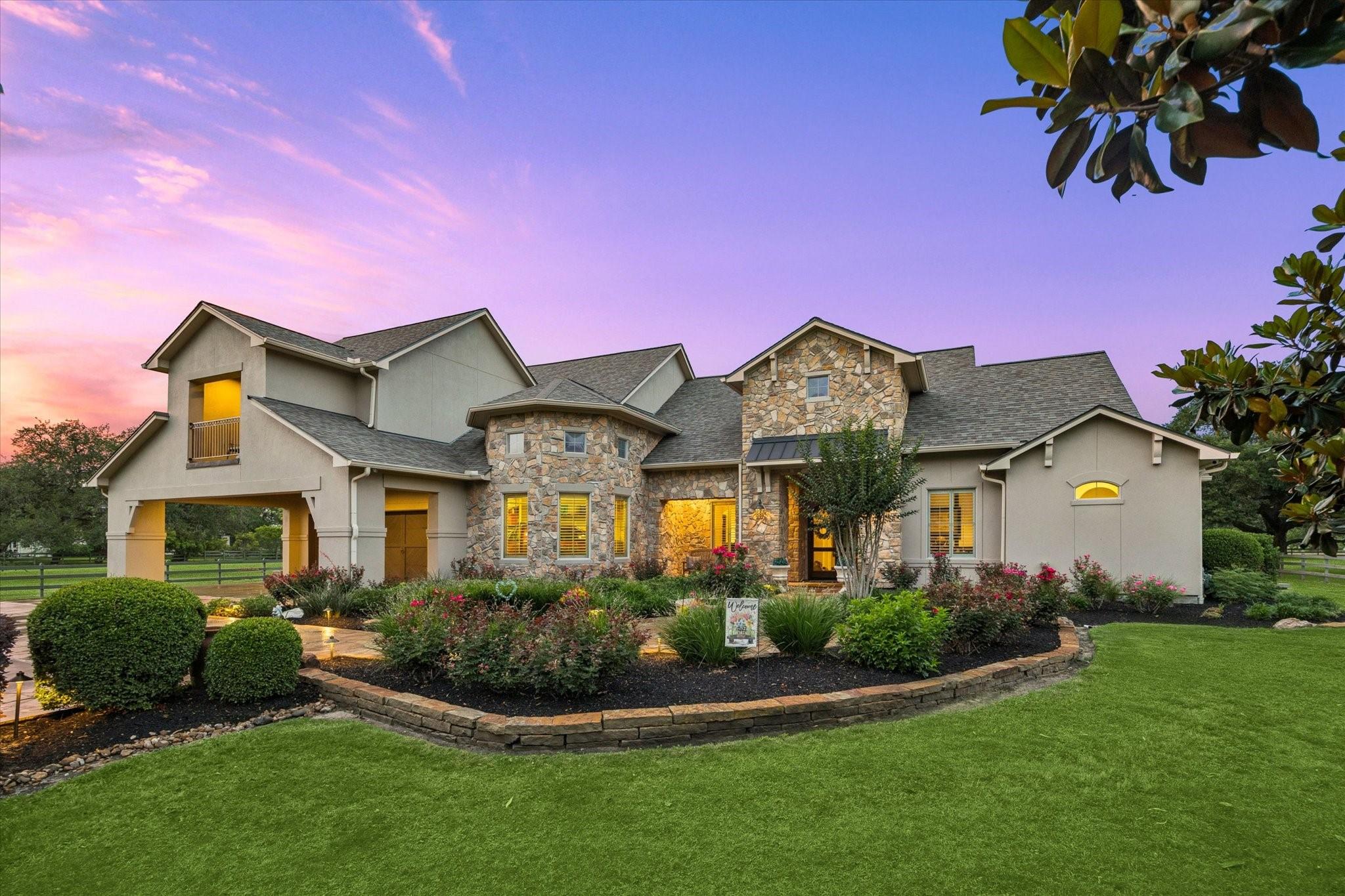 Image 1: Custom Steve Epps showcase home. Landscaping and t