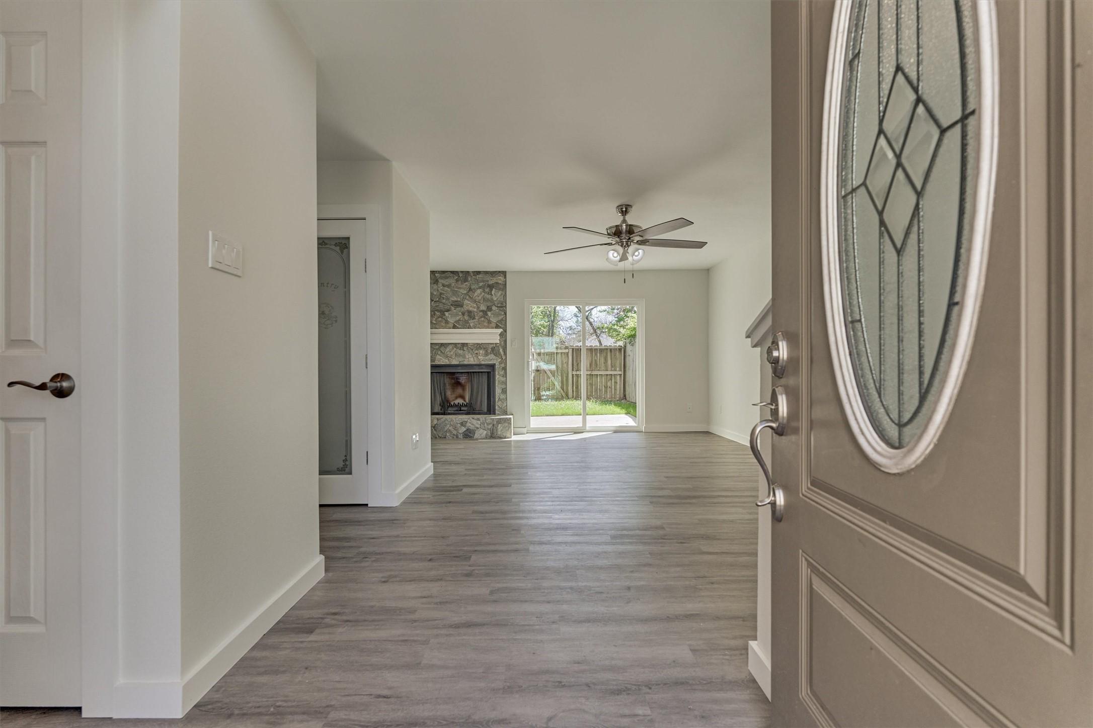 Image 4: The front entry opens to living area and views to