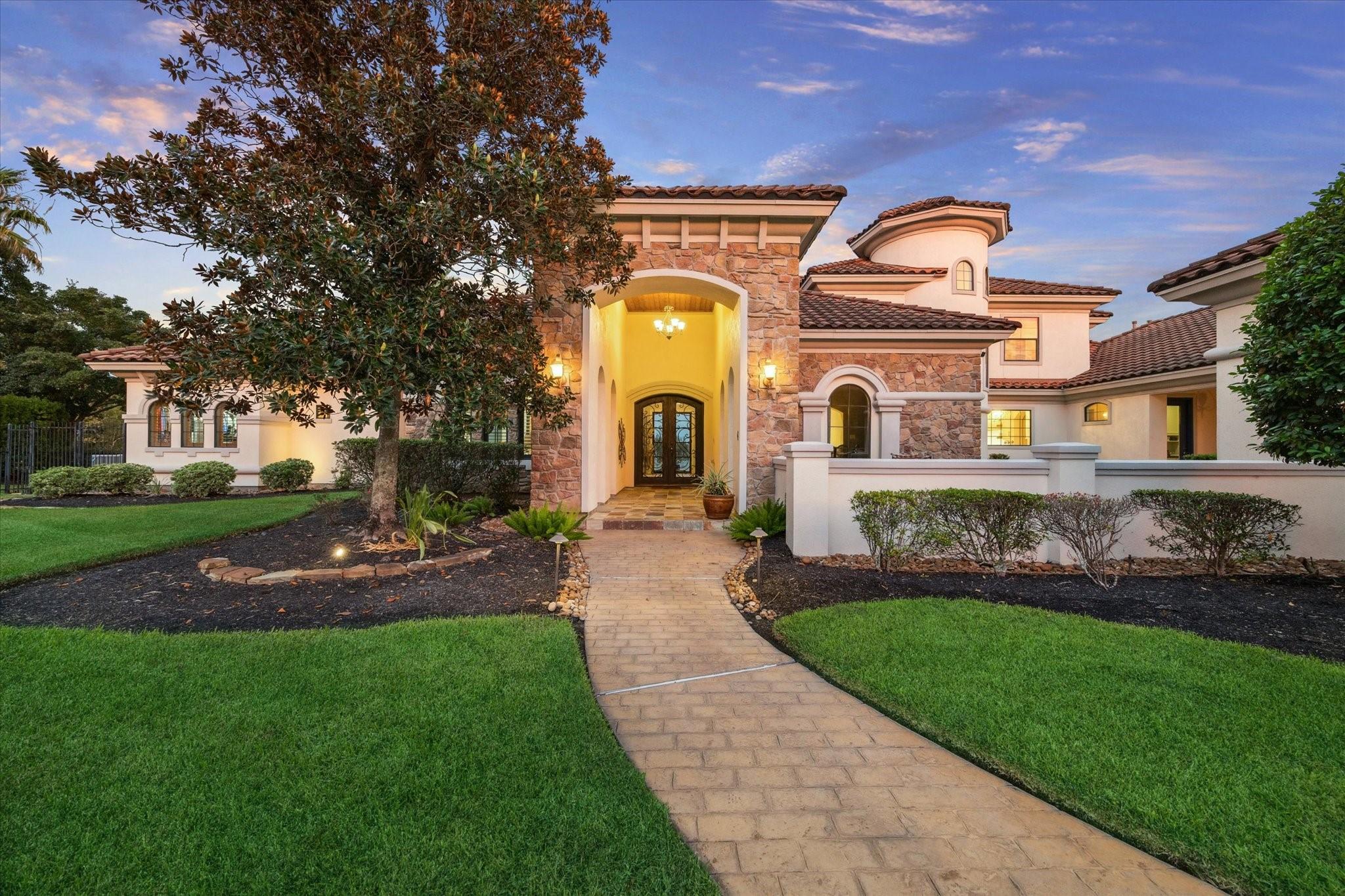 Image 4: Stunning Mediterranean-style custom residence with