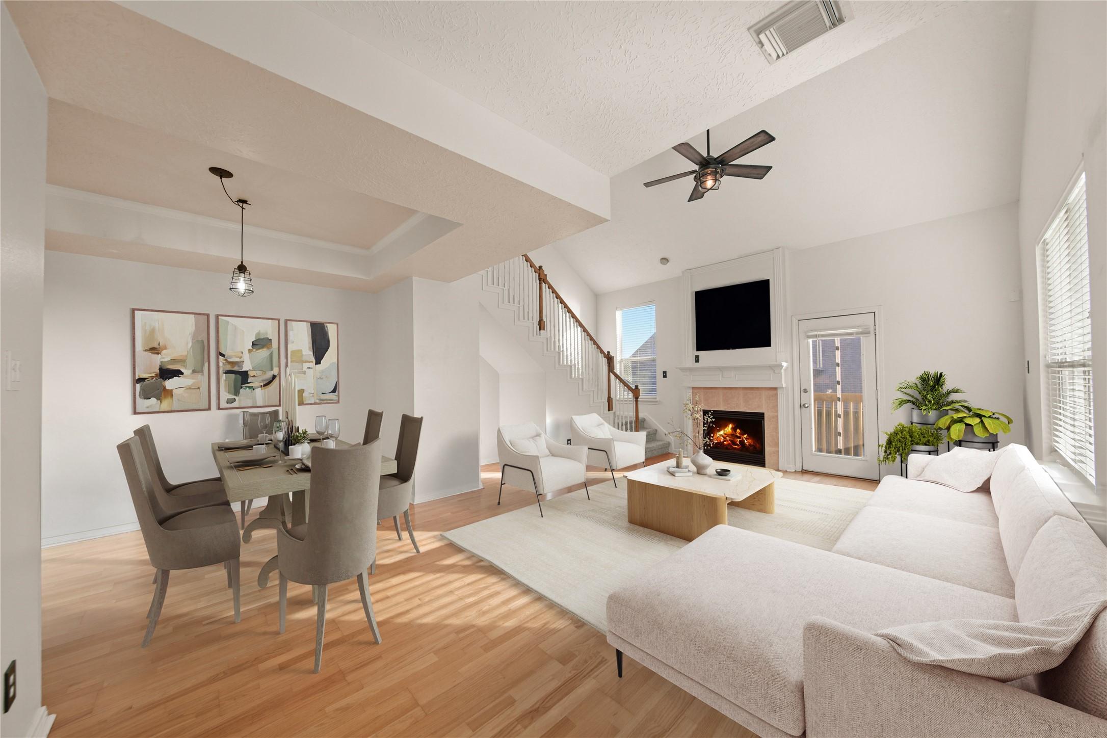 Image 2: Living room. Virtually staged.