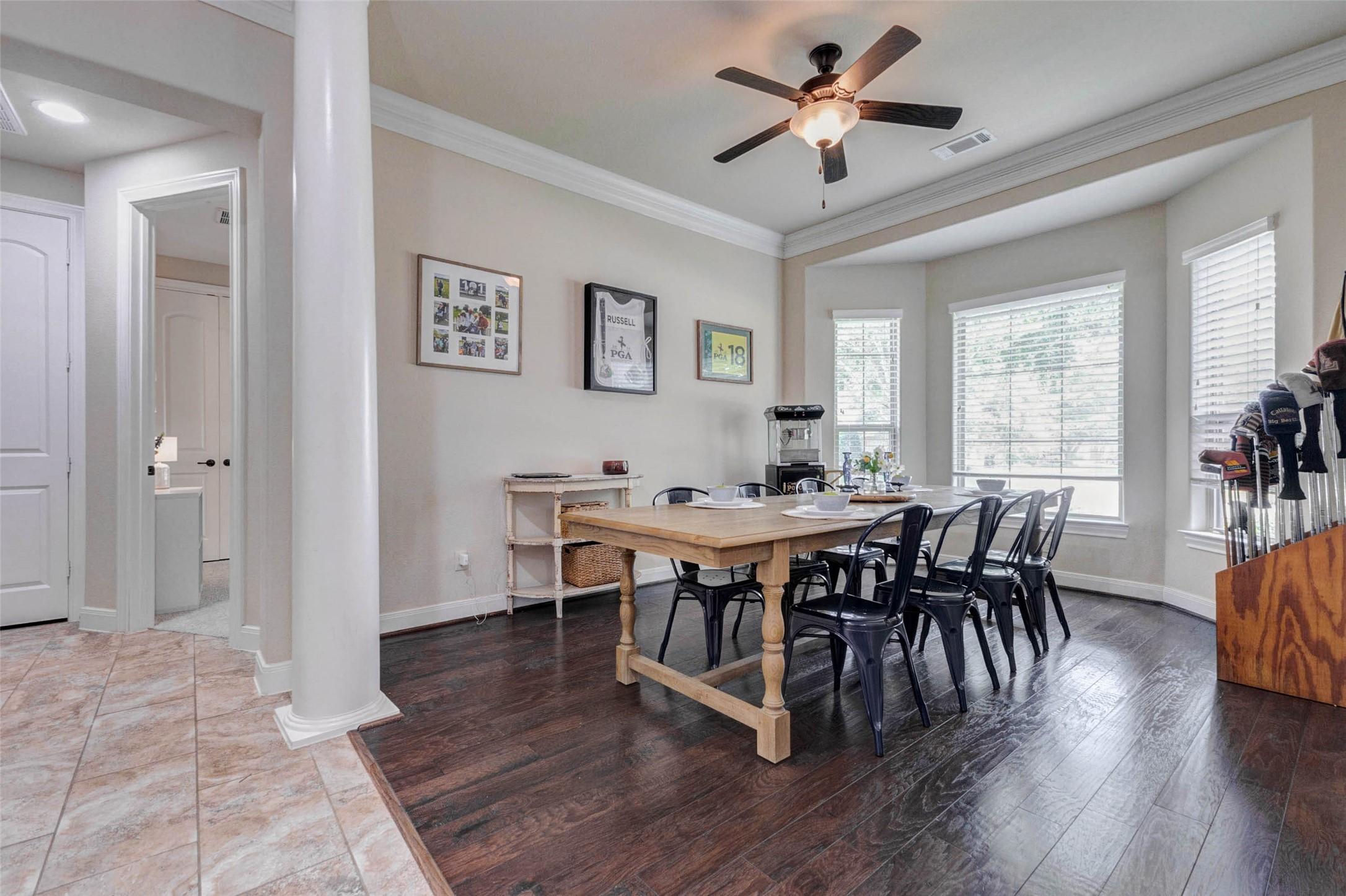 Image 4: Currently utilized as a formal dining room, this v