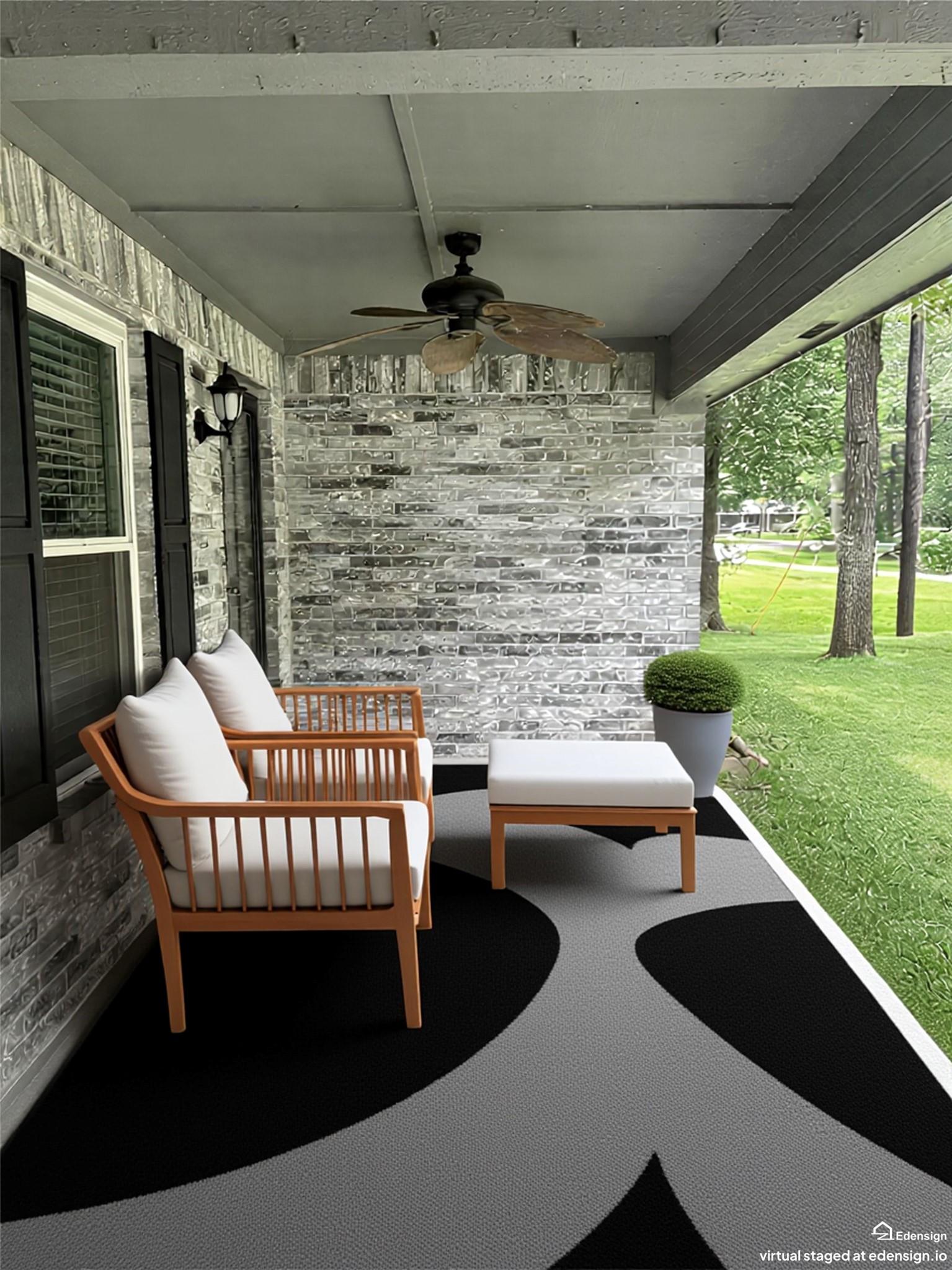Image 4: Charming front porch with inviting seating, perfec