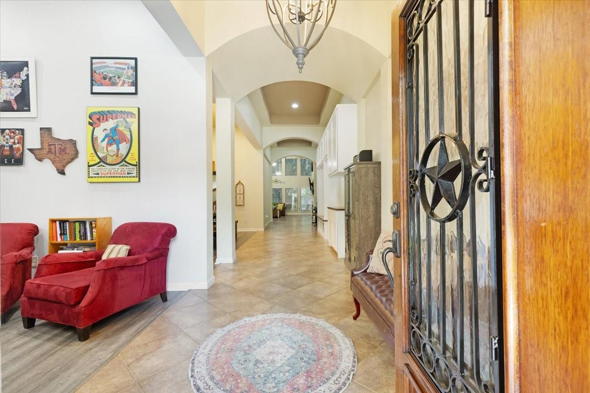 Image 2: Soaring ceilings and spacious entry create a brigh