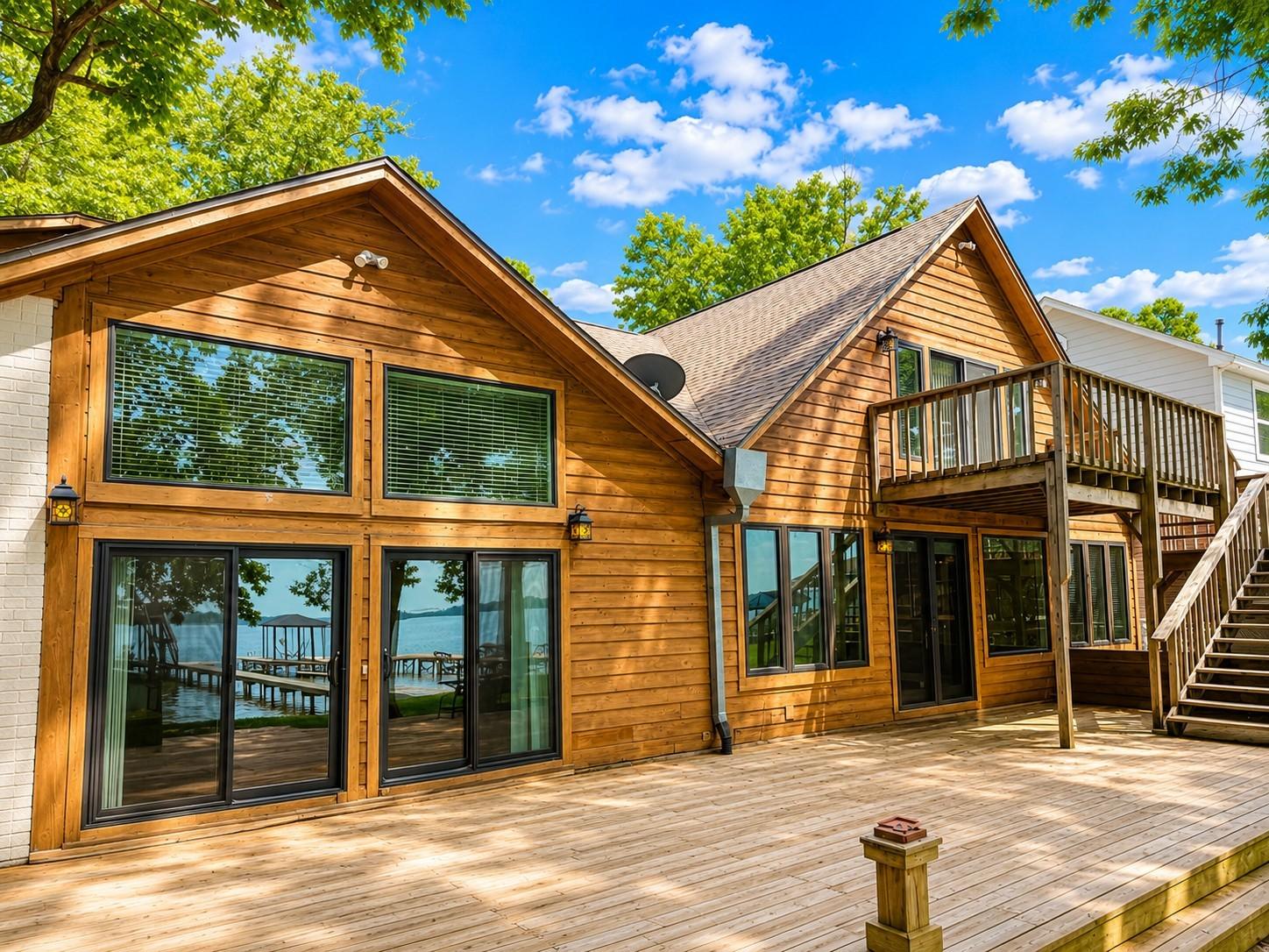 Image 2: Gorgeous rustic exterior overlooking an expansive