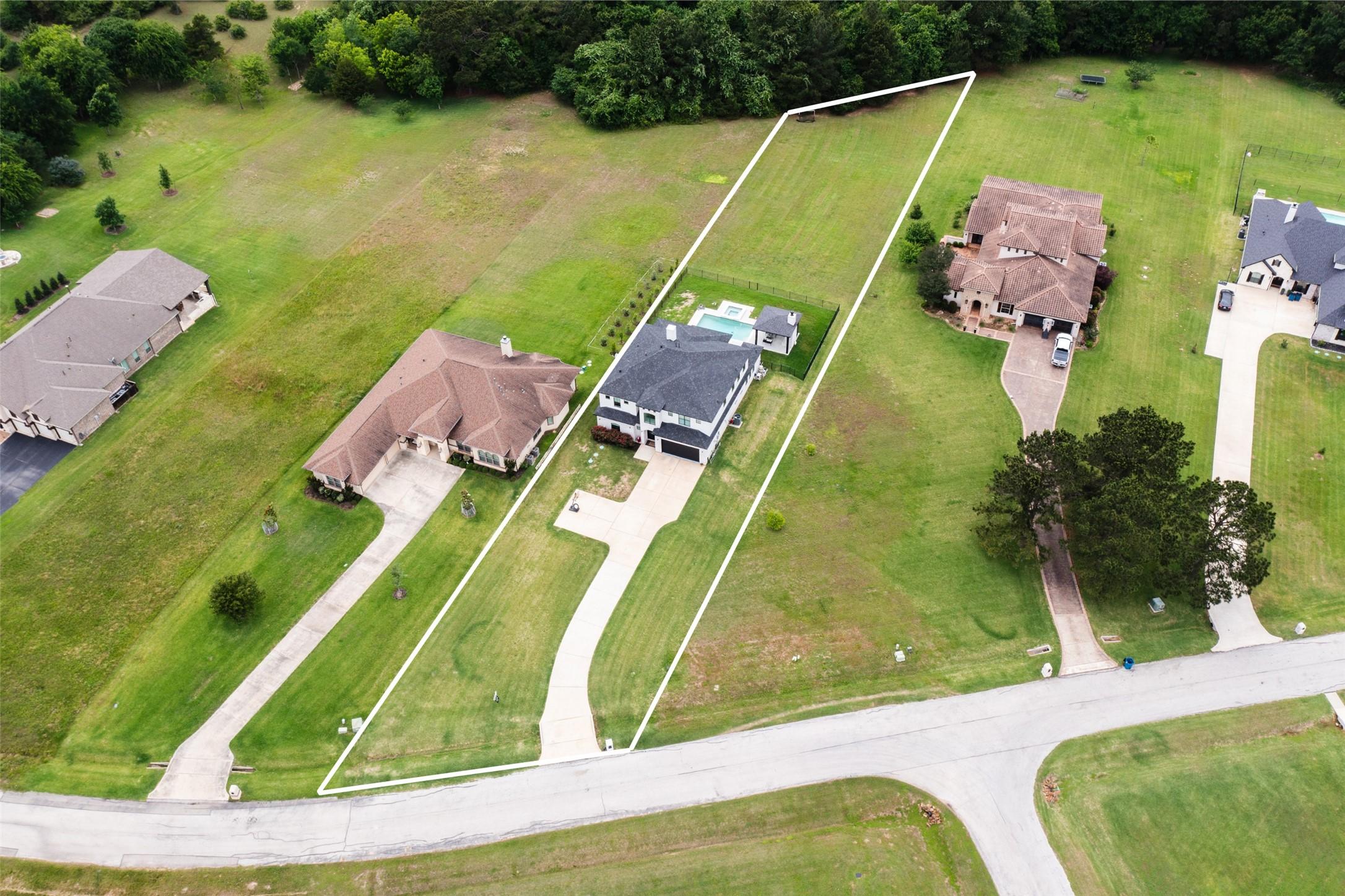 Image 4: Aerial view 1 ACRE lot