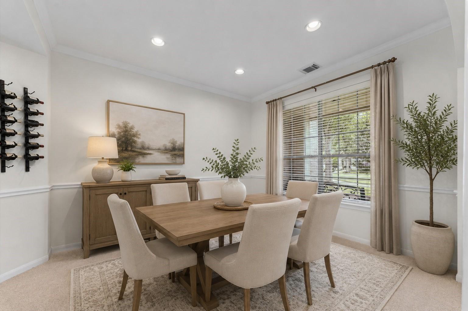 Image 3: Virtually Staged Dining