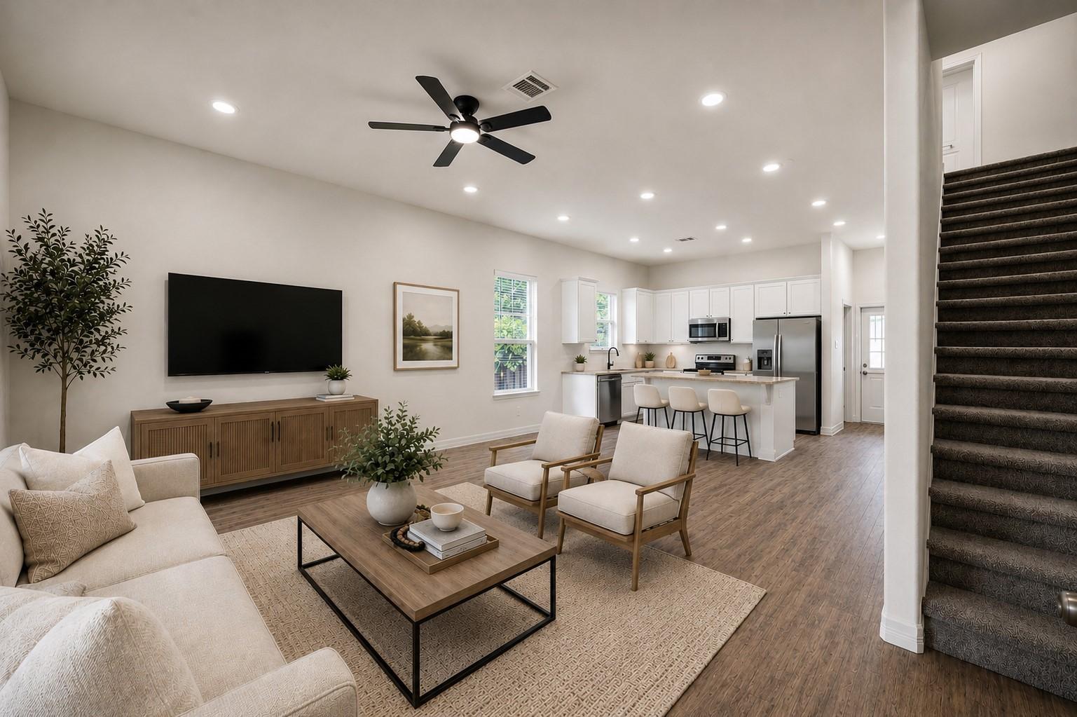 Image 2: Experience modern elegance in this virtually stage