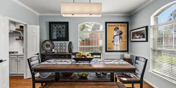 Image 4: Elegant dining room provides the perfect setting f