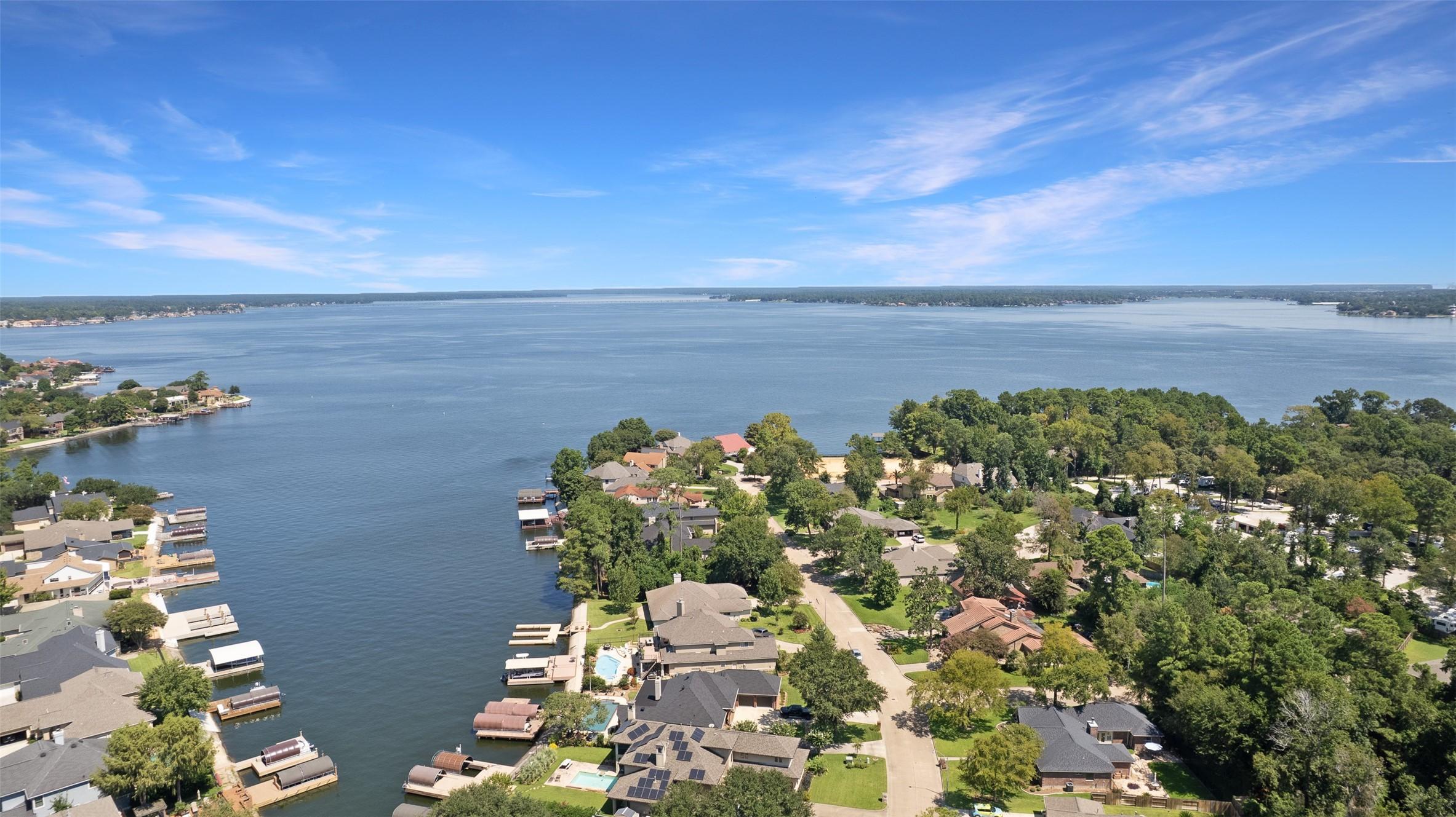 Image 4: Another aerial view from above the home. Live the