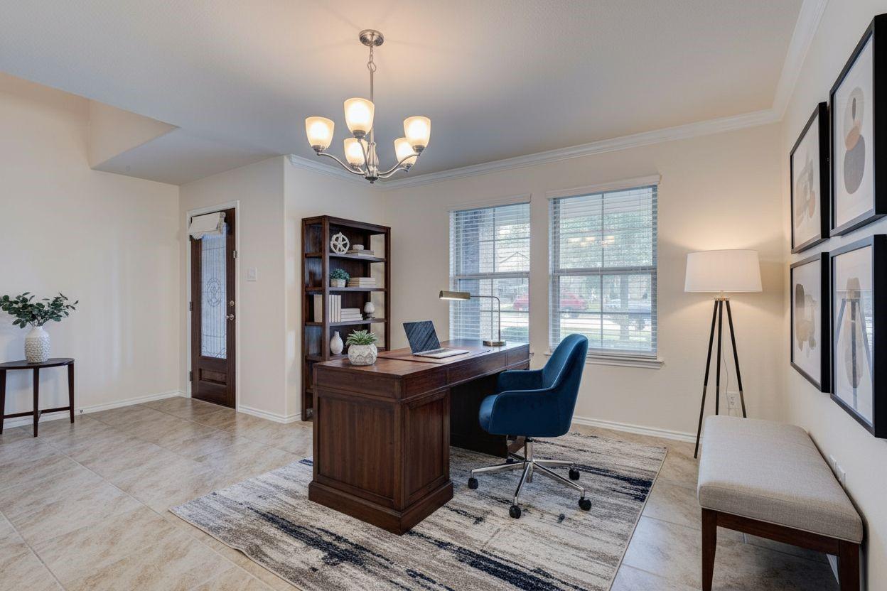 Image 4: Virtually Staged Office/ Front Room