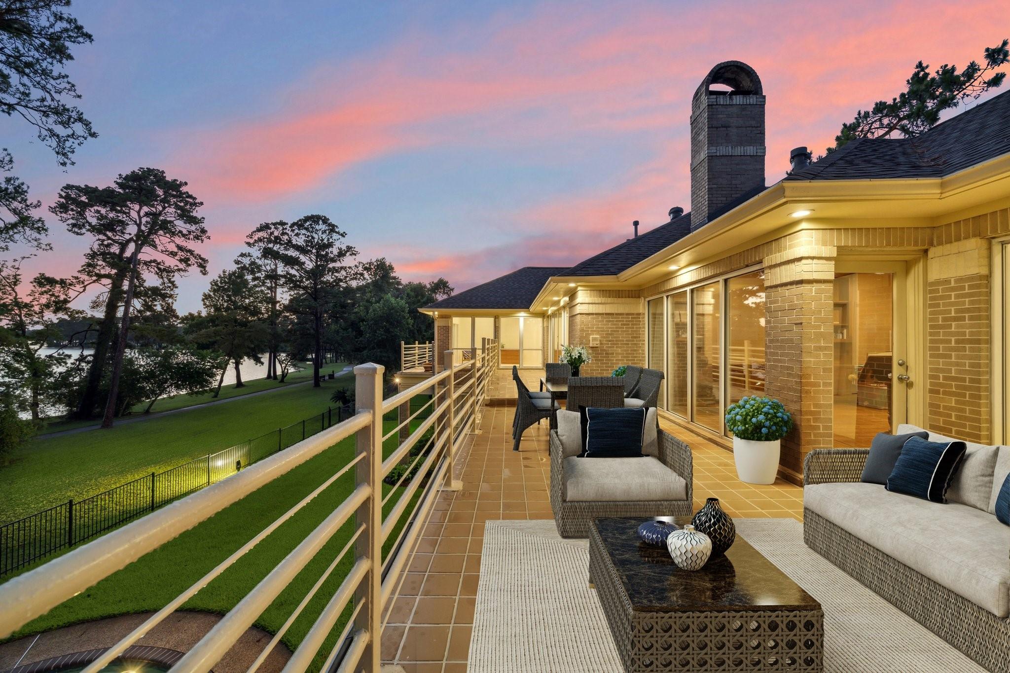 Image 2: Custom spacious brick home with a well-maintained