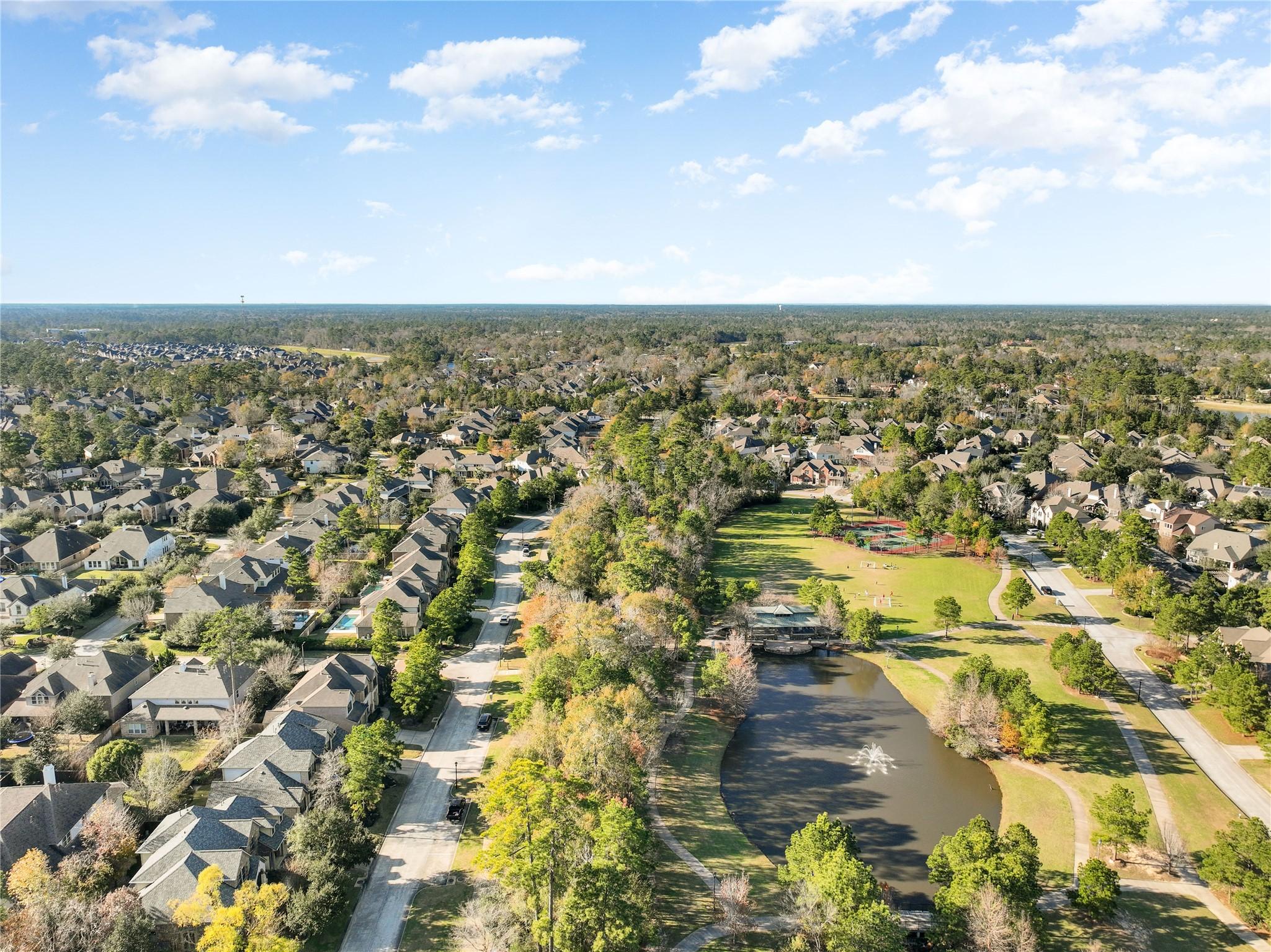 Image 4: The photo showcases a peaceful suburban neighborho