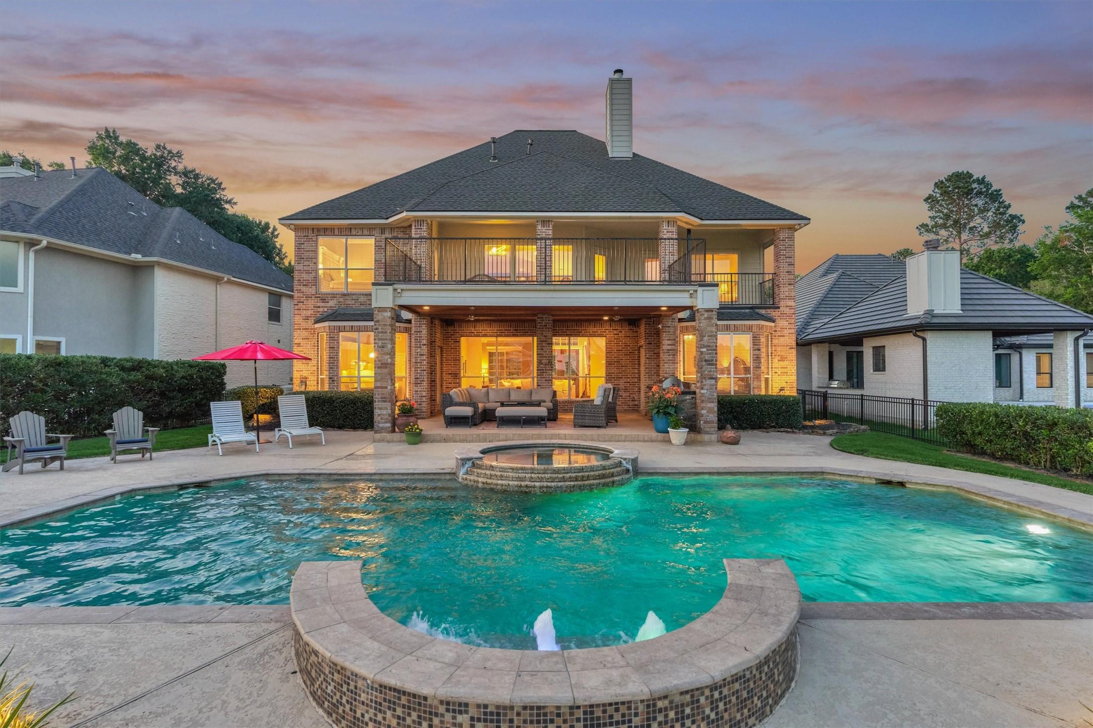 Image 2: With plenty of outdoor porches and deck space, poo