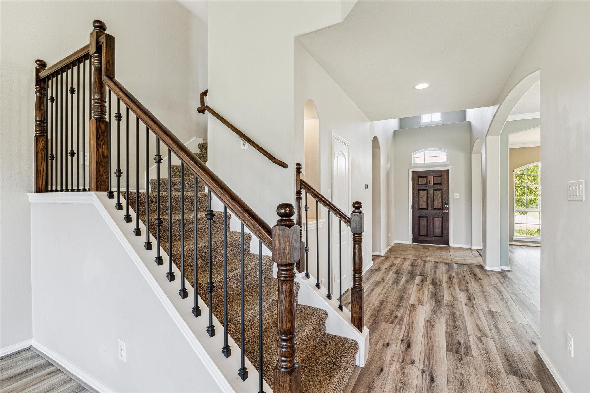 Image 3: Designer details are seen throughout! Wrought iron