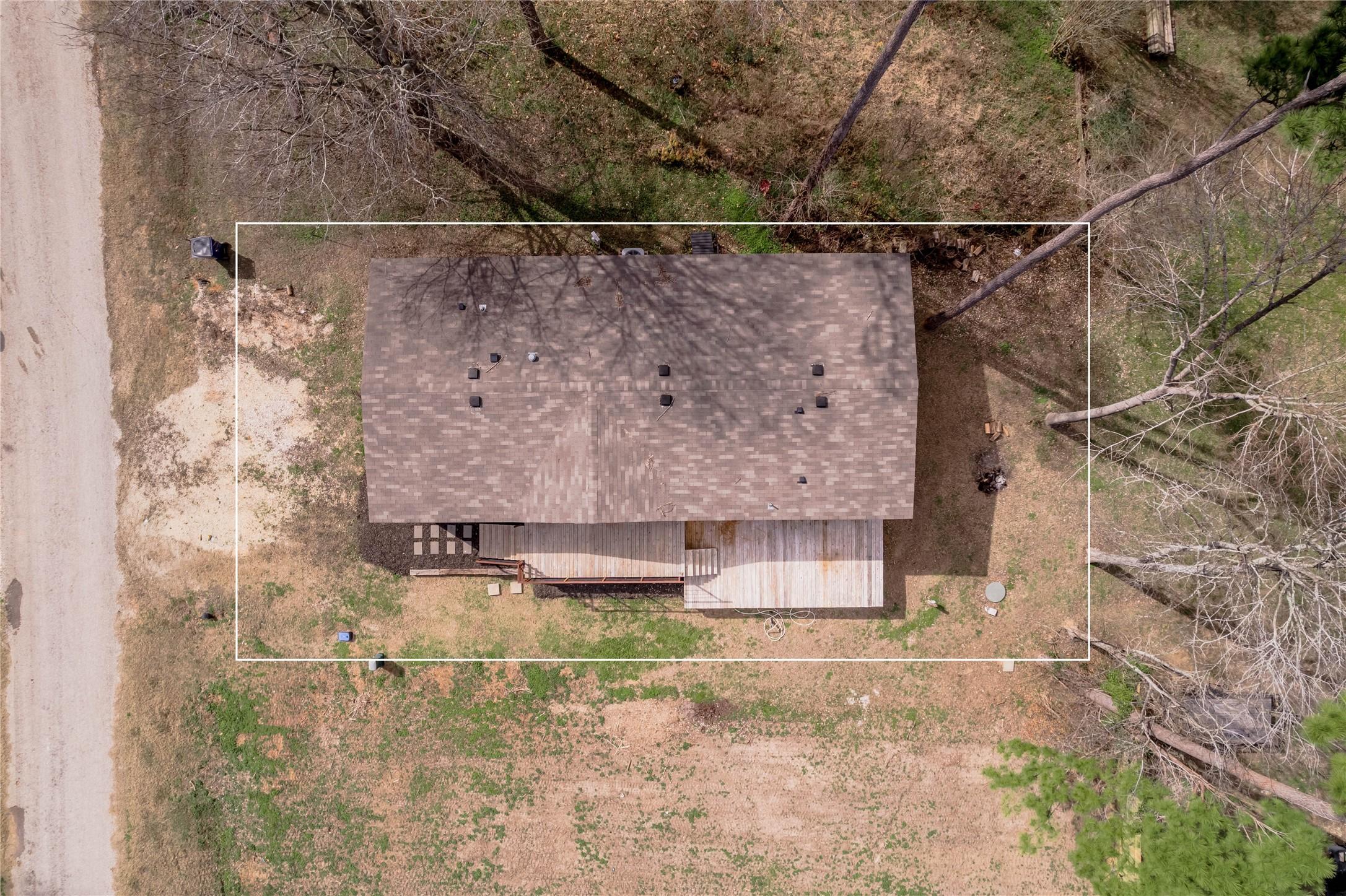 Image 2: Ariel view of the home.