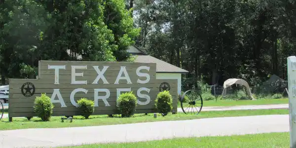 Image 4: Welcome to Texas Acres subdivision, where charming