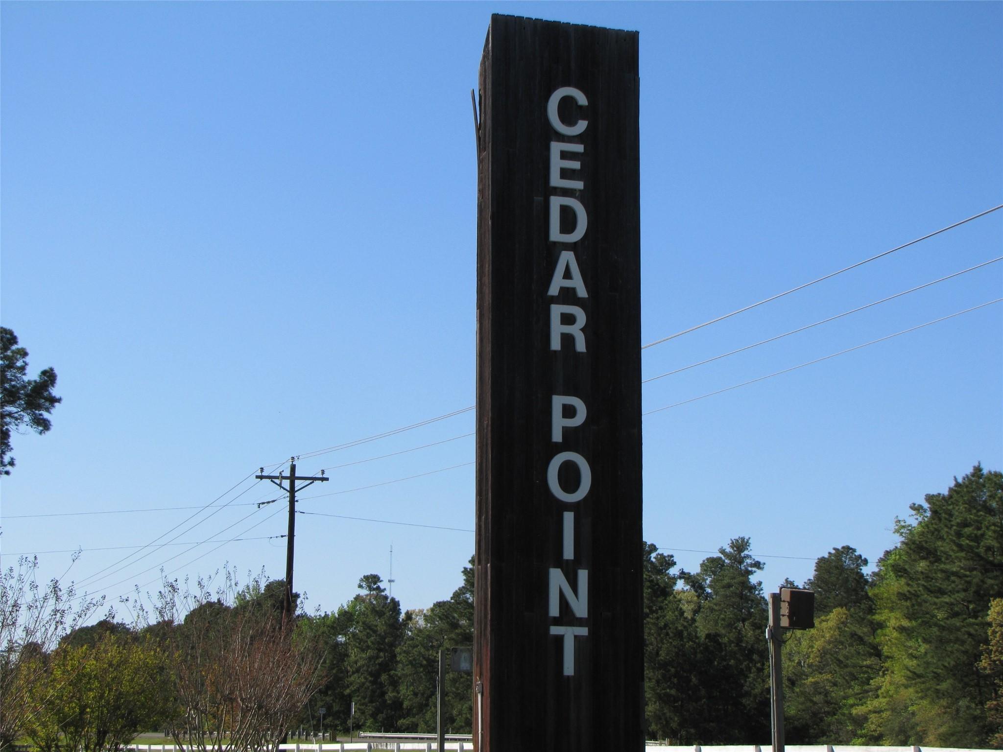 Image 1: Cedar Point is a gated community.  You must be wit