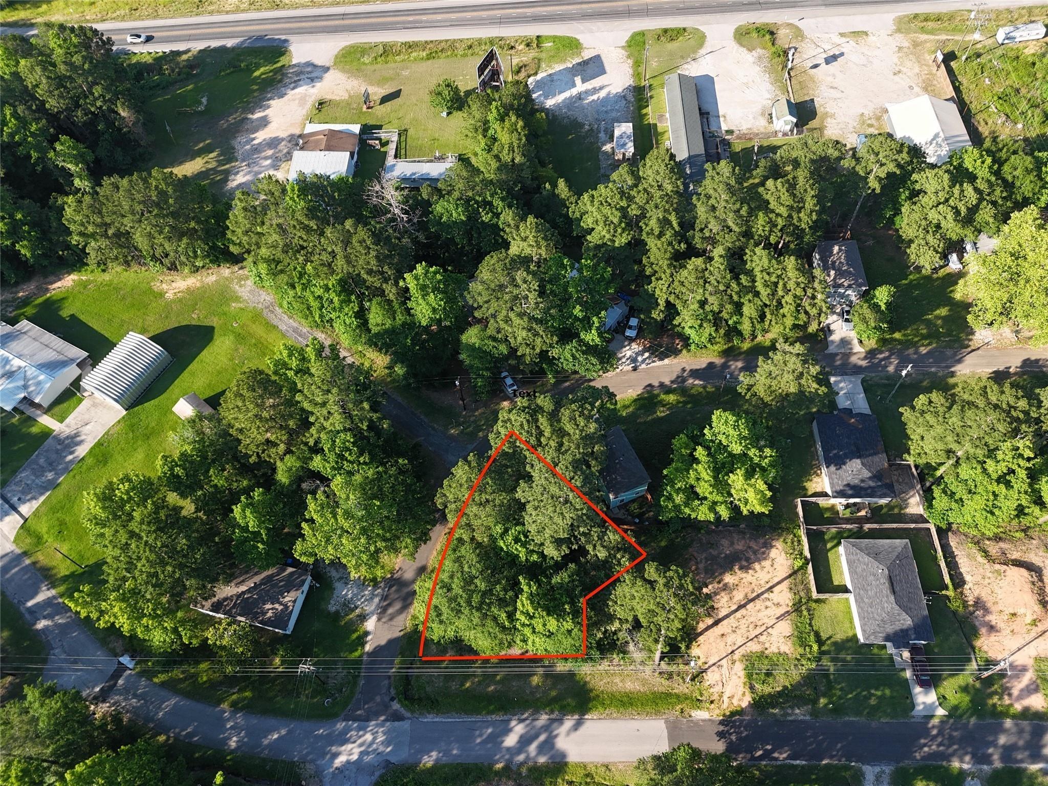 Image 2: Over head view of lots.  Lines are approximate.