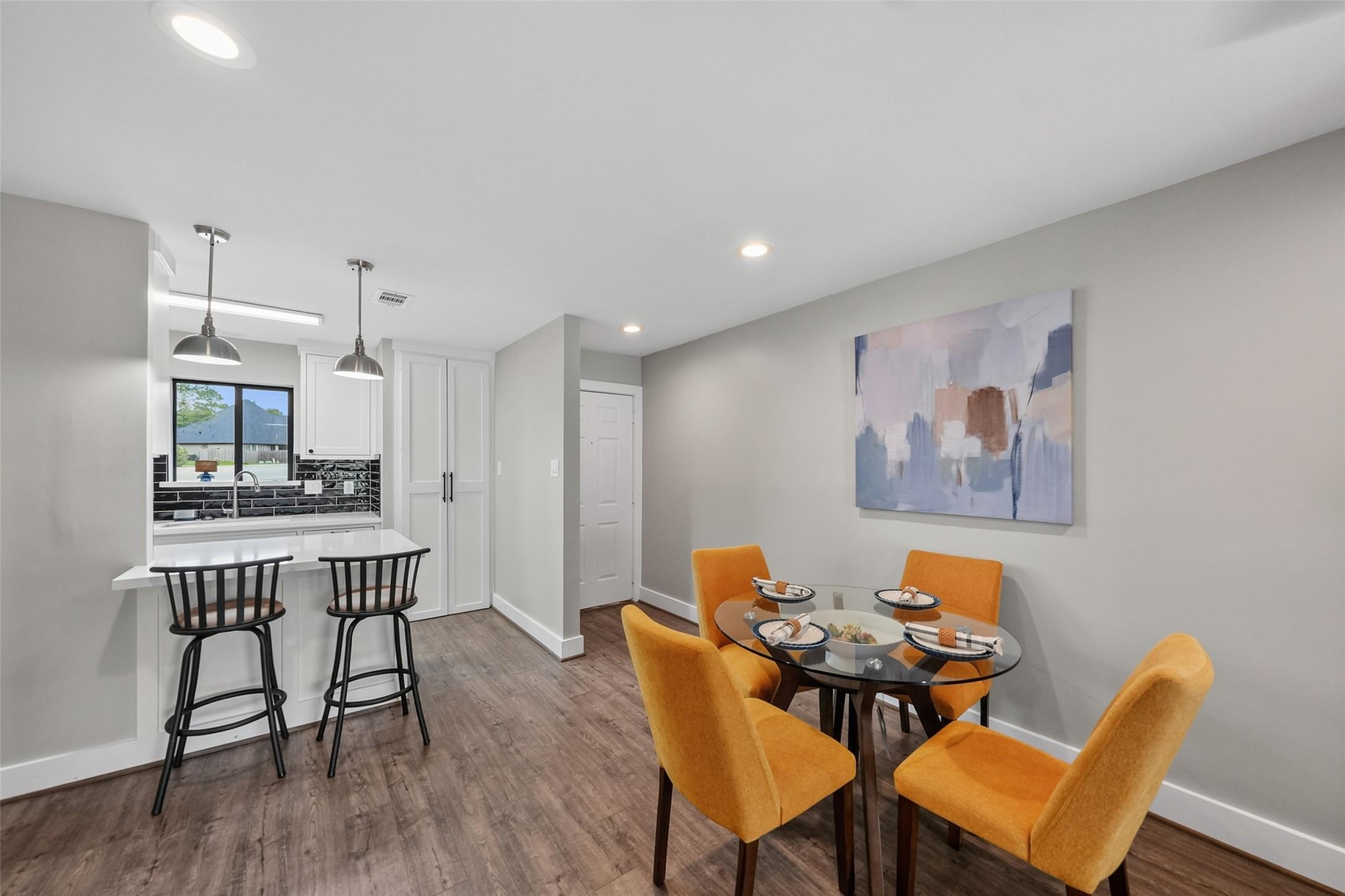 Image 1: Home comes complete with barely used furniture.