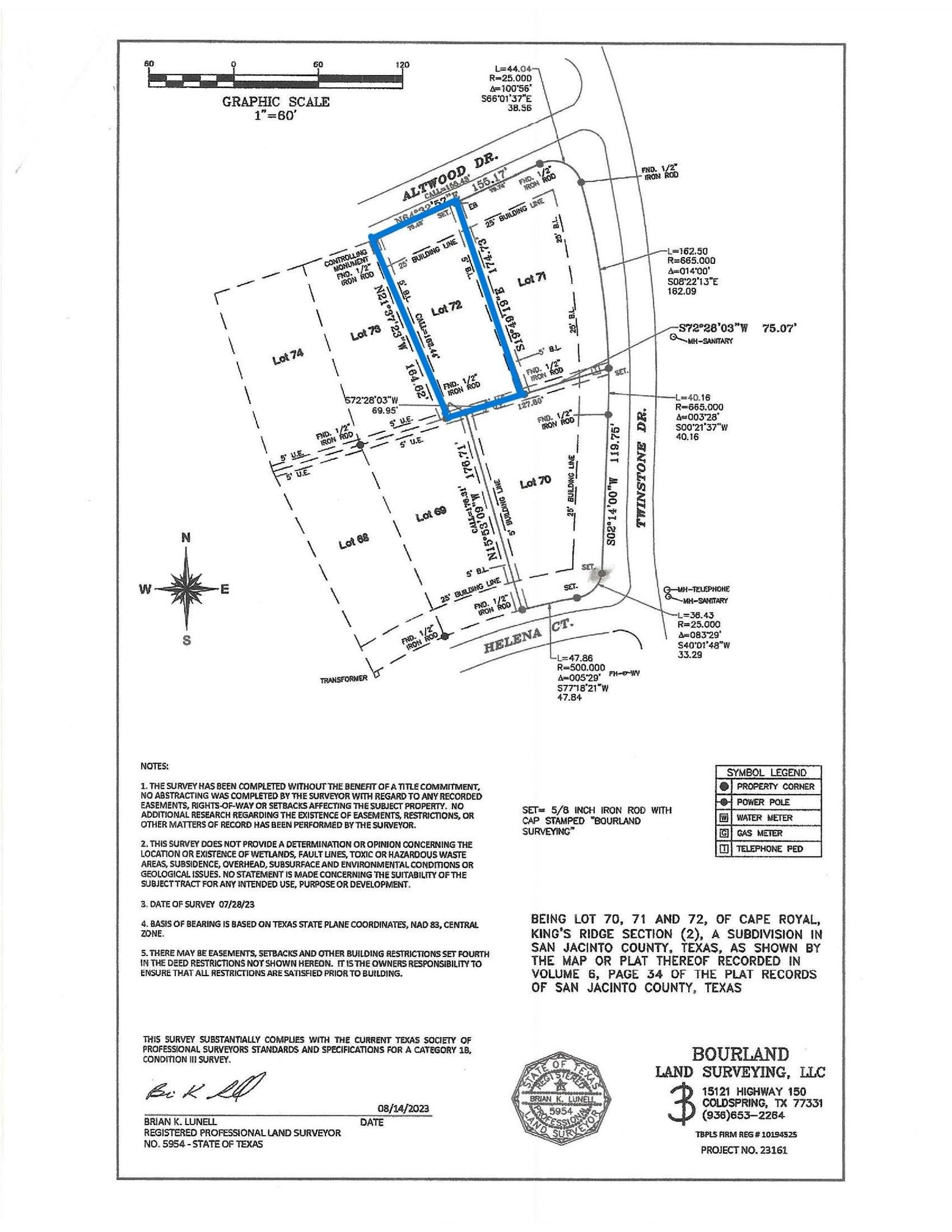 Image 4: Lot 72 survey