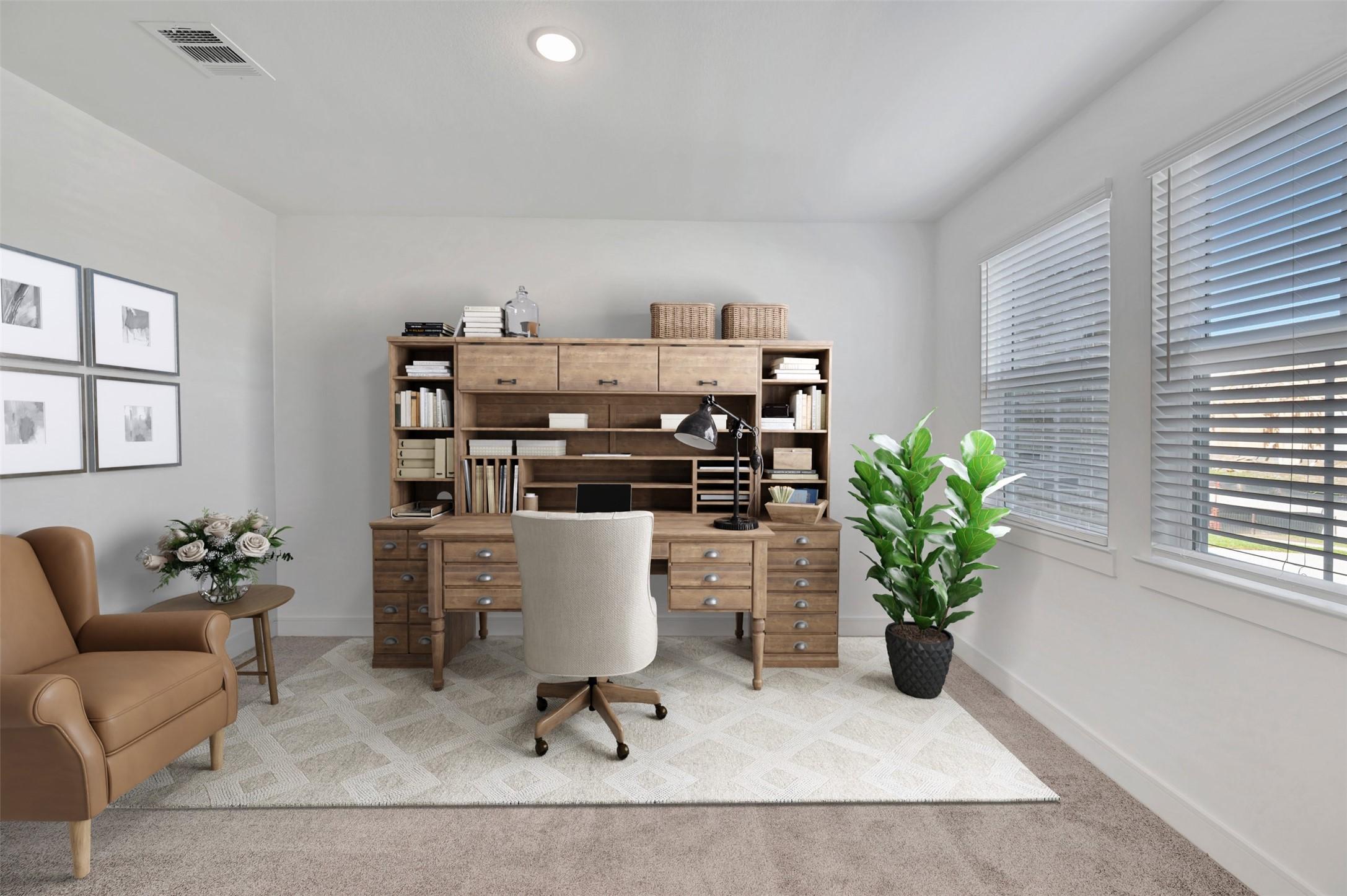 Image 4: Convenient home office