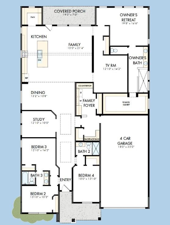 Image 2: The success of a floor plan is the way you can mov