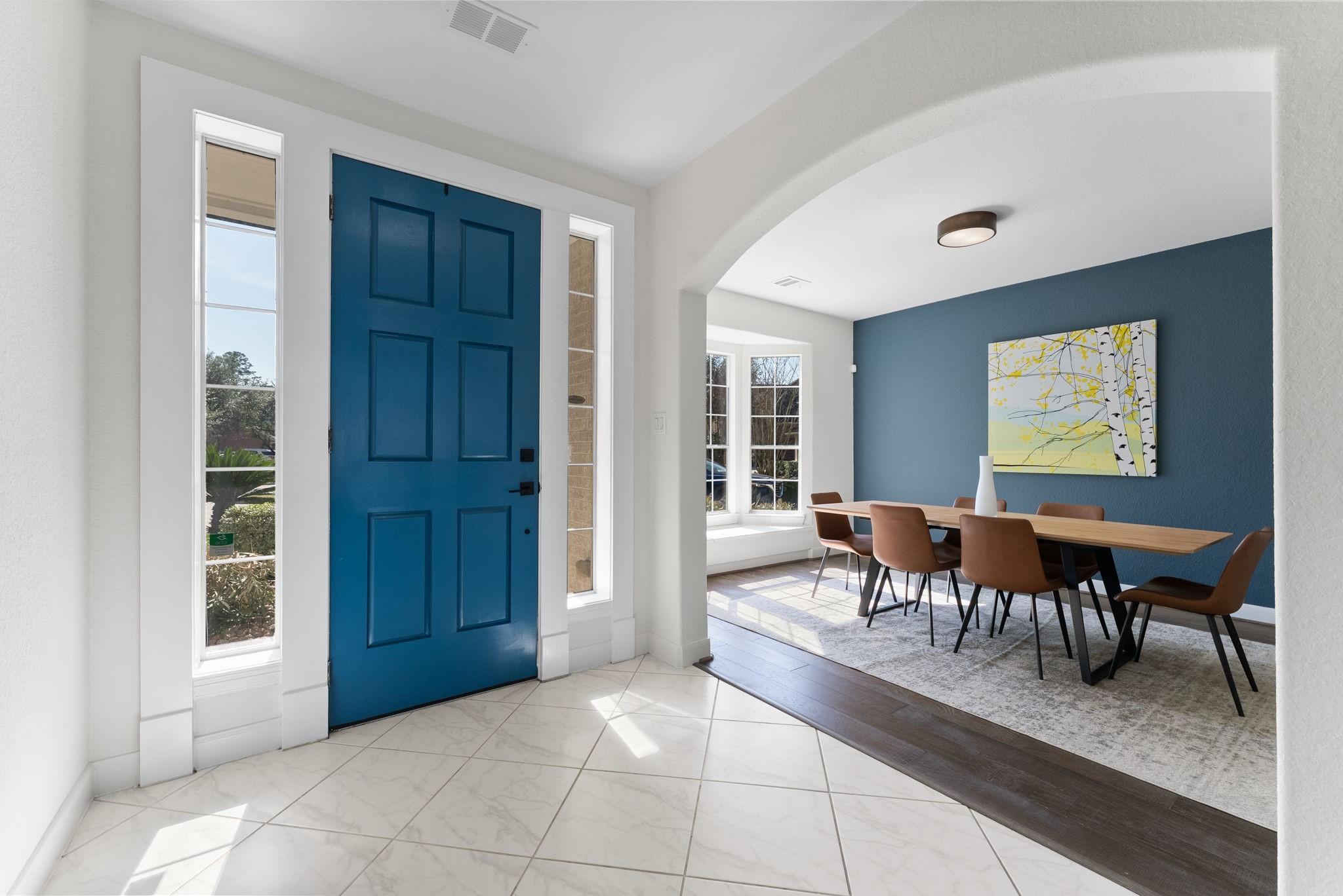 Image 4: Light-filled formal dining room conveniently locat