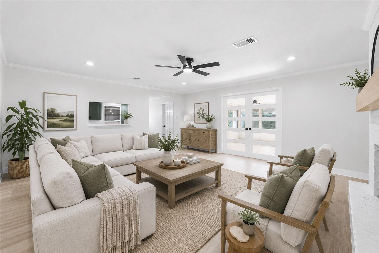 Image 3: Spacious living room - Virtually Staged