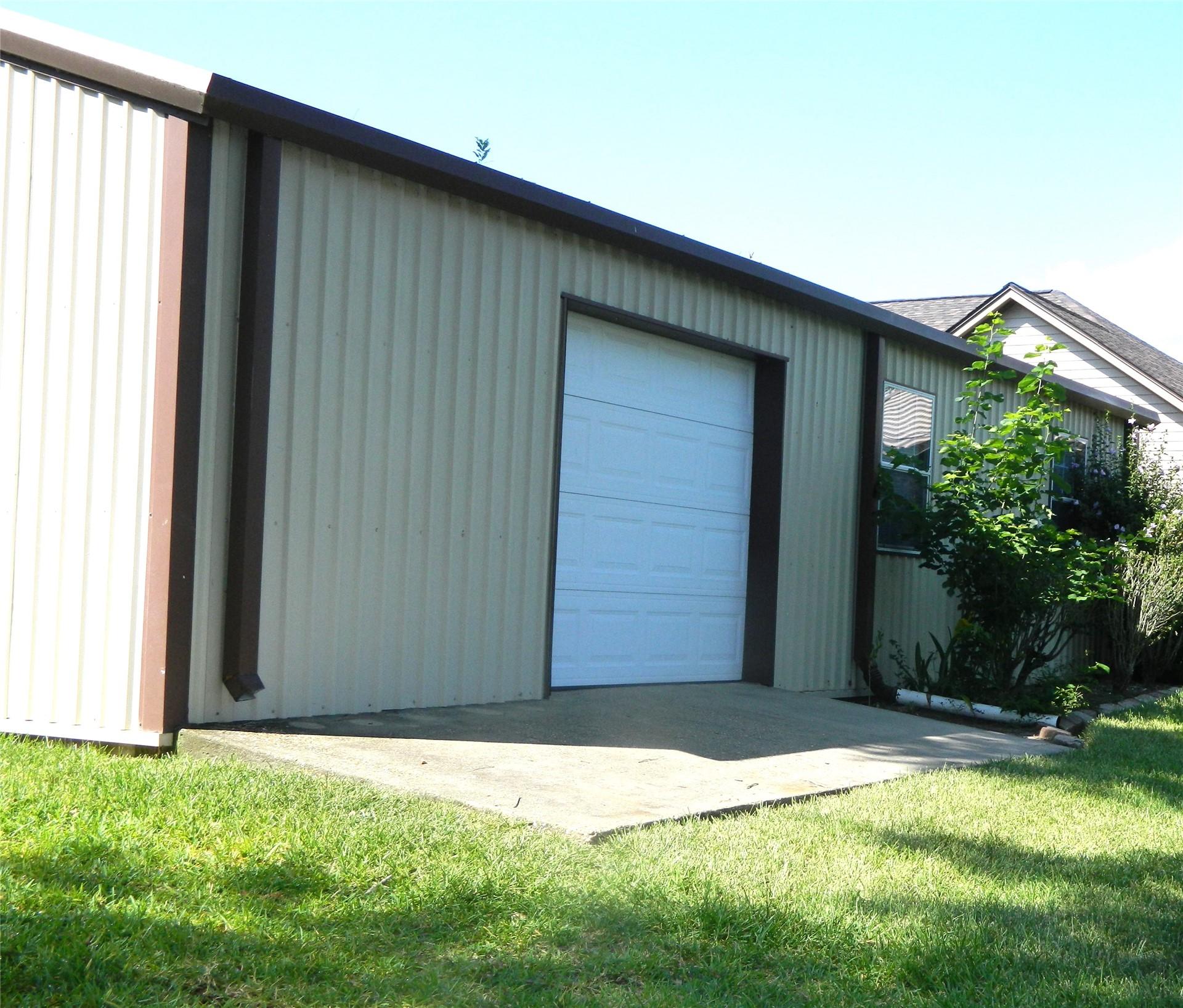Image 4: back side of metal bldg