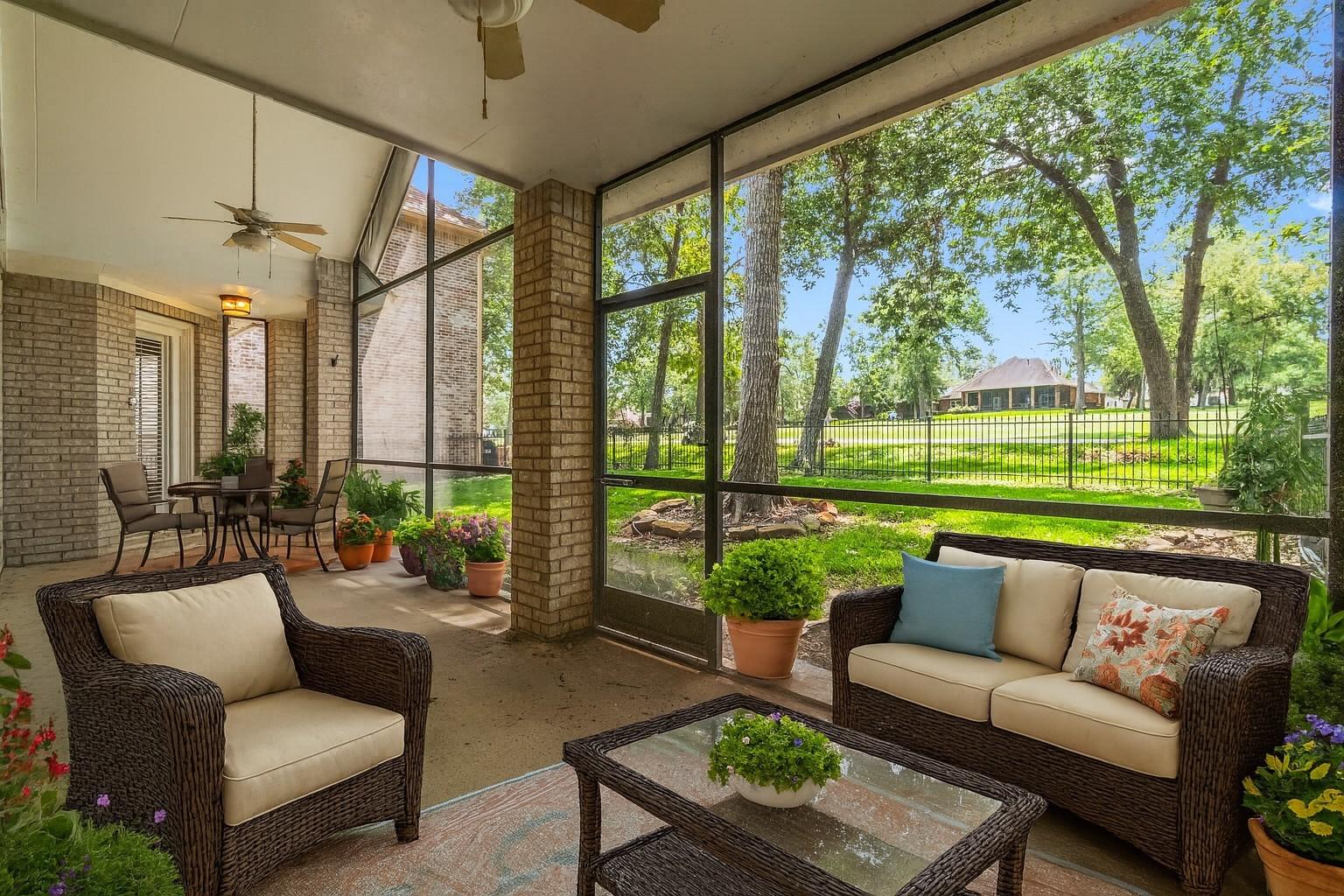 Image 1: Back Porch AI Staged