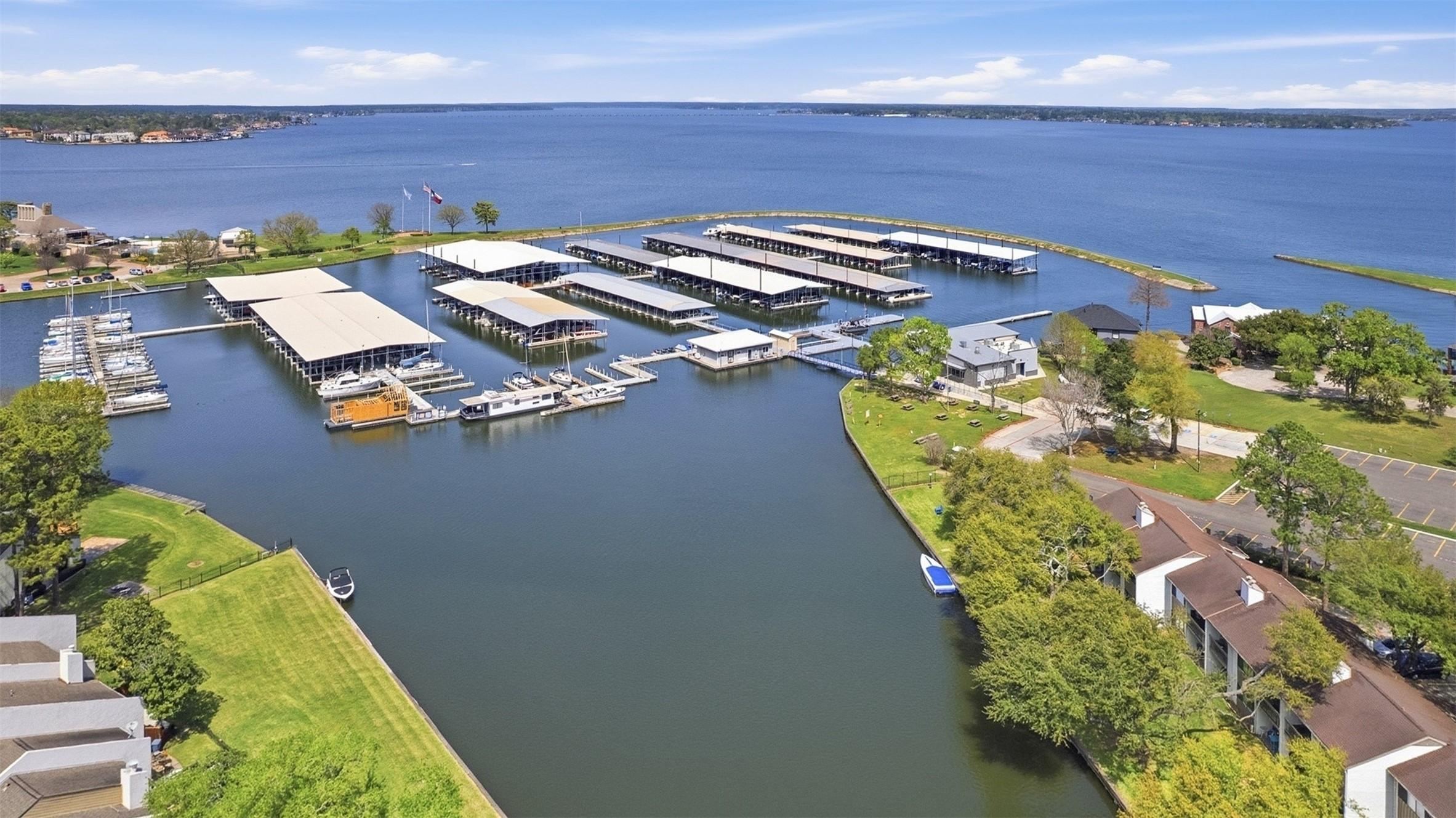 Image 2: Tucked away behind the marina for calm waters and